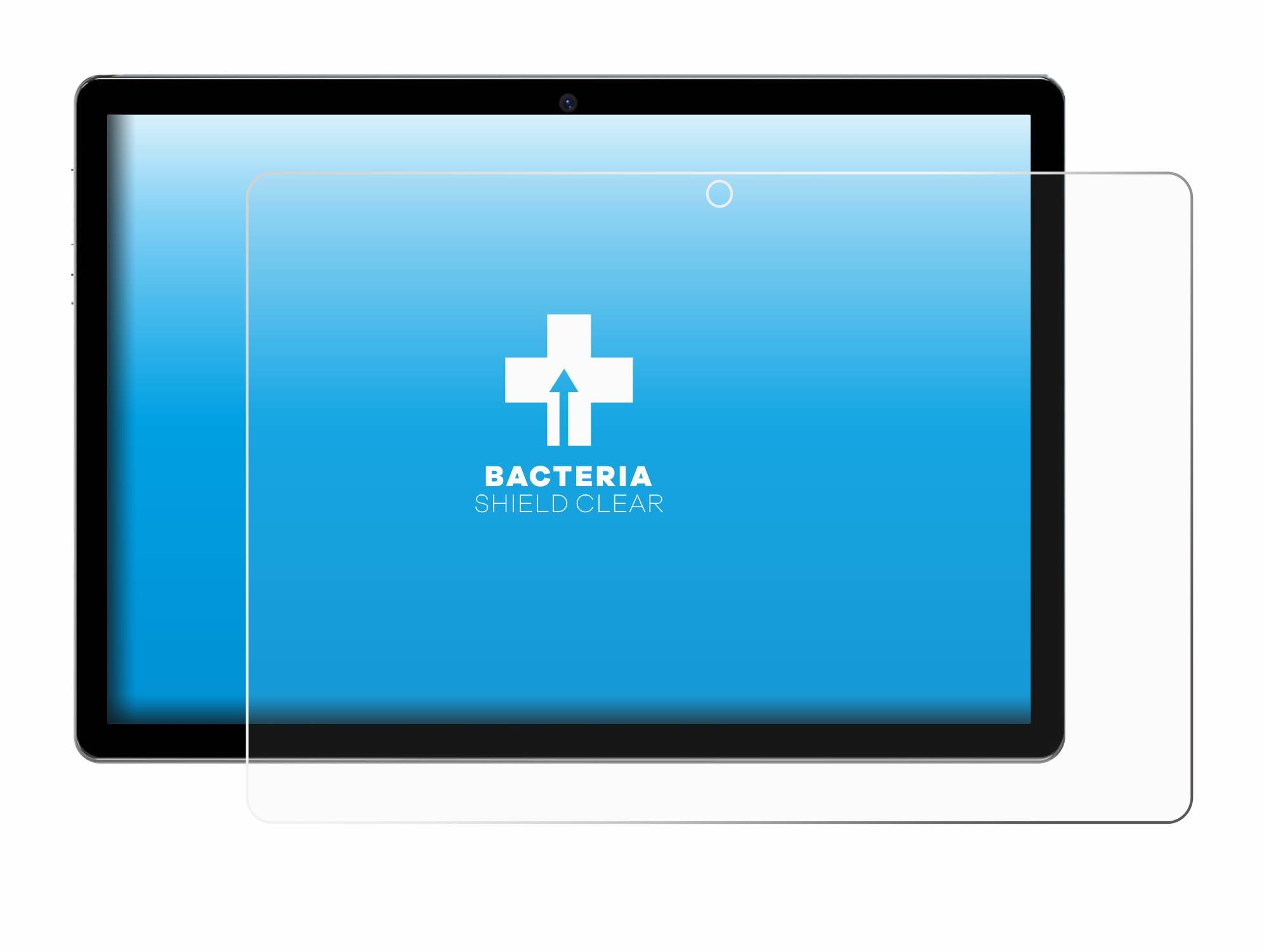 upscreen Bacteria Shield Schutzfolie für Jikocxn K10 10.1 - Antibakteriell