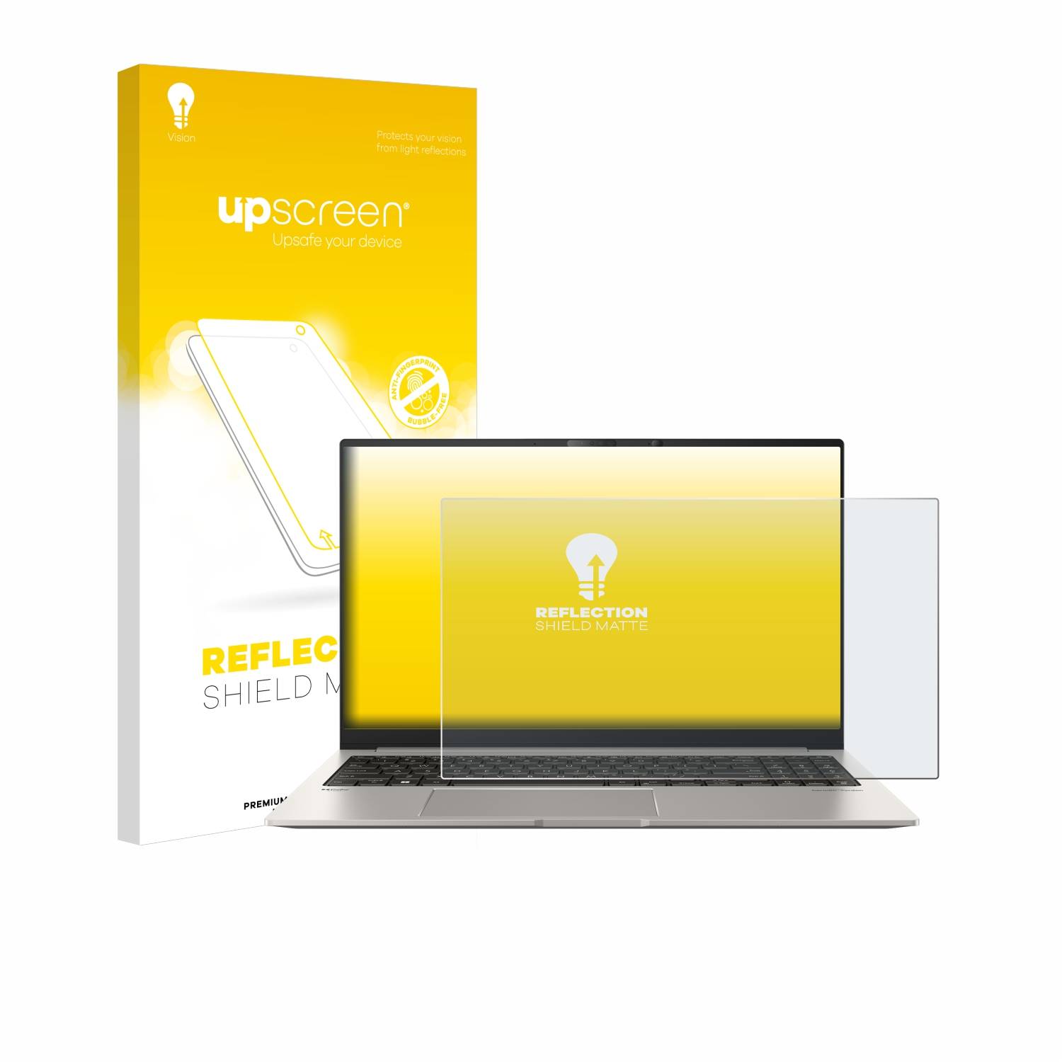 upscreen Reflection Shield Matt Schutzfolie für ASUS ZenBook 15 OLED UM3504