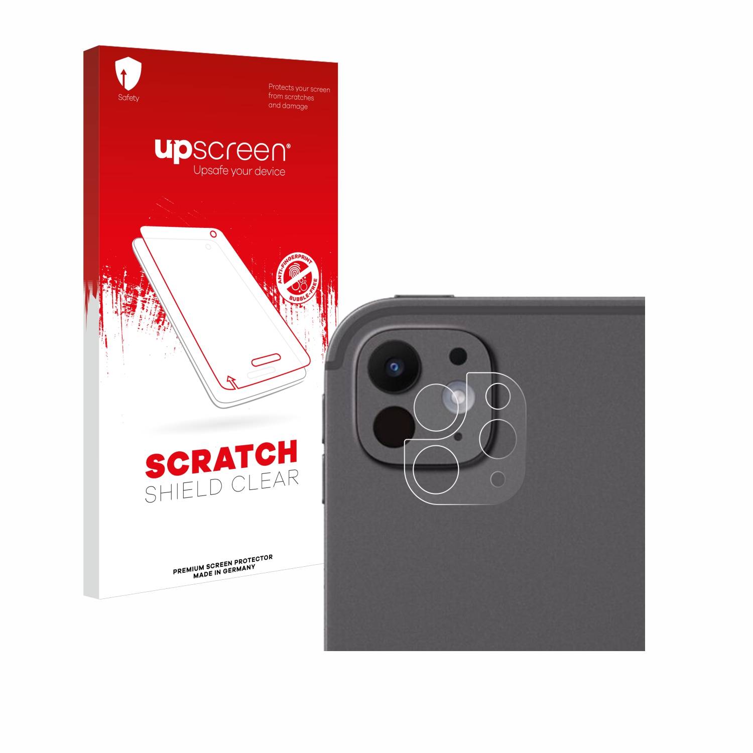 upscreen Scratch Shield Schutzfolie für Apple iPad Pro 11 WiFi 2024 (NUR Kameraschutz)