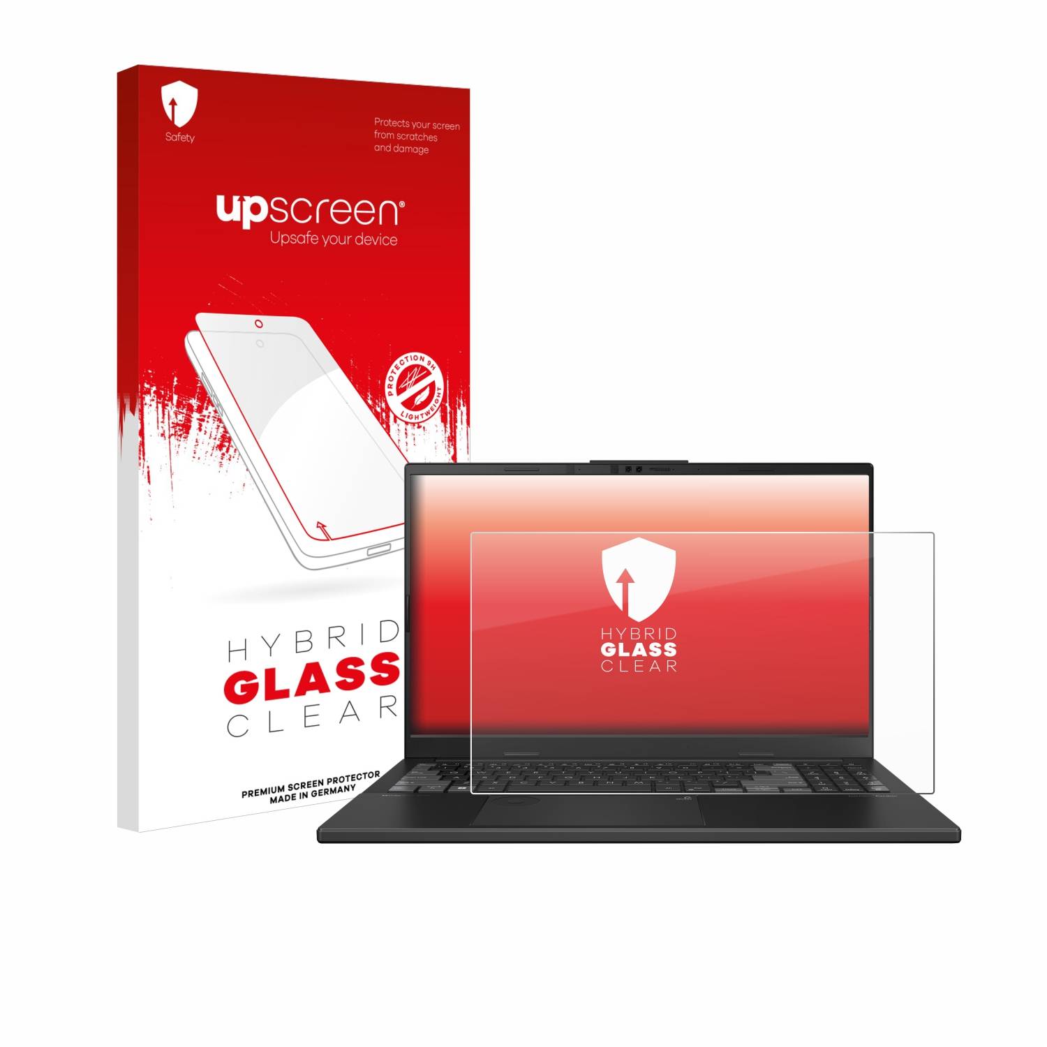 upscreen Hybrid Glas Schutz-Folie für ASUS VivoBook Pro 15 OLED N6506