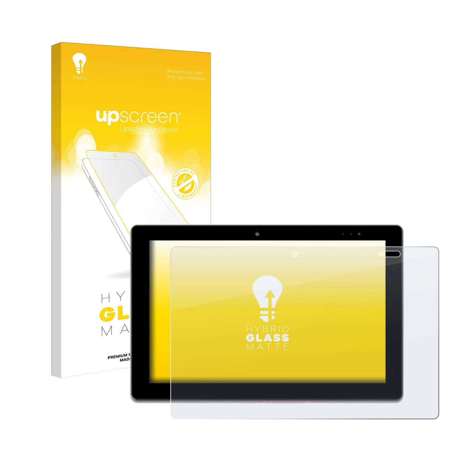 upscreen Hybrid Glas Matt Panzer-Folie für Geo GeoPad 110