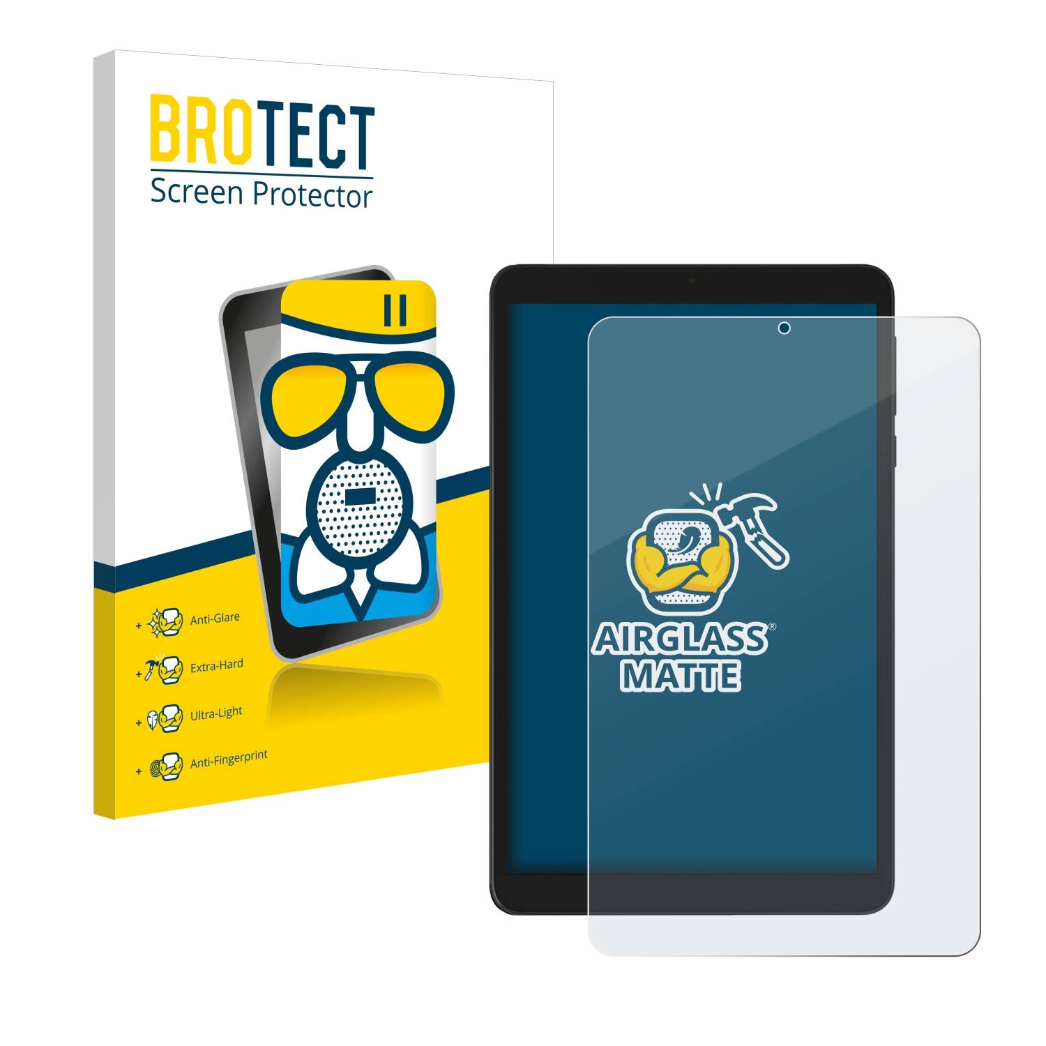 BROTECT AirGlass Flexible Schutz Glas Folie für Doogee T20 Mini Matt Entspiegelt