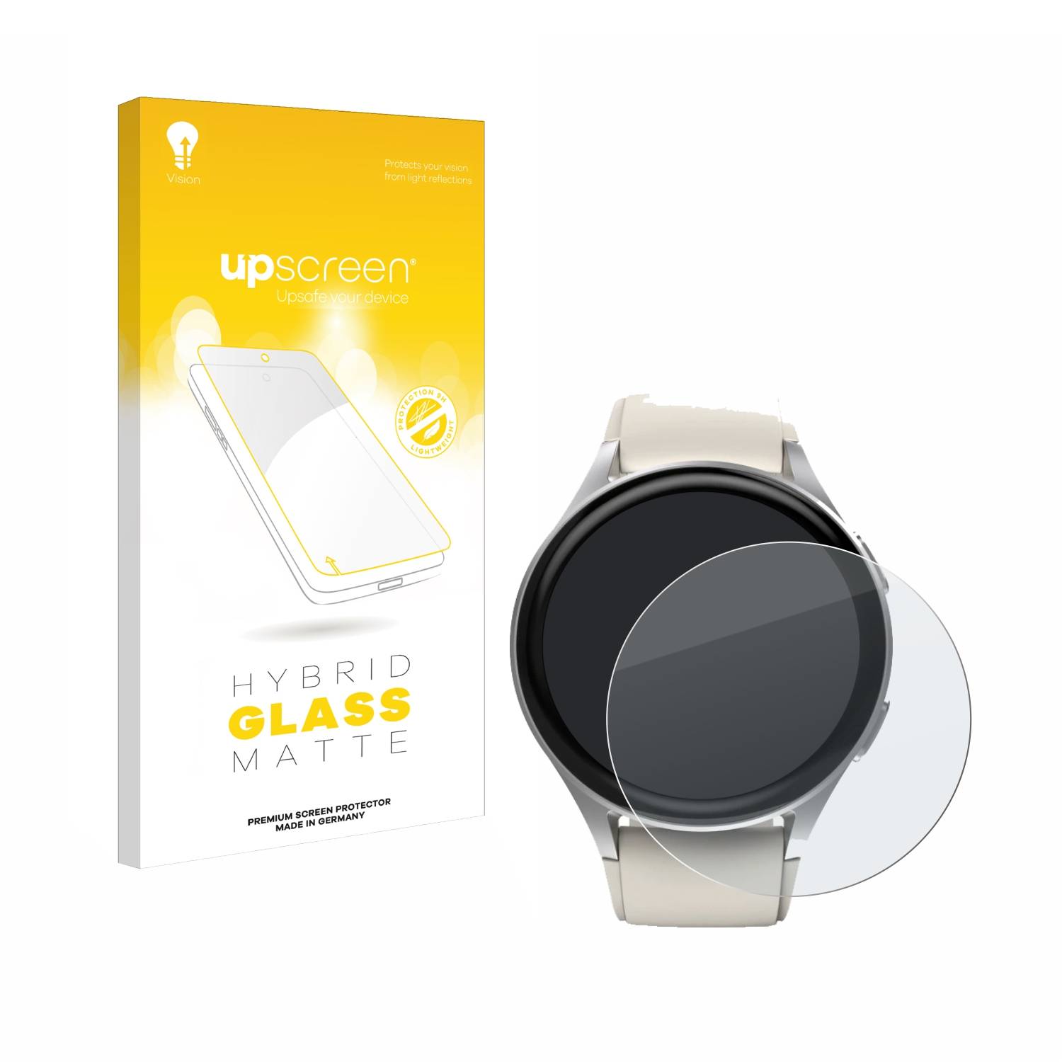 upscreen Hybrid Glas Matt Panzer-Folie für Hama 8900 (42 mm)