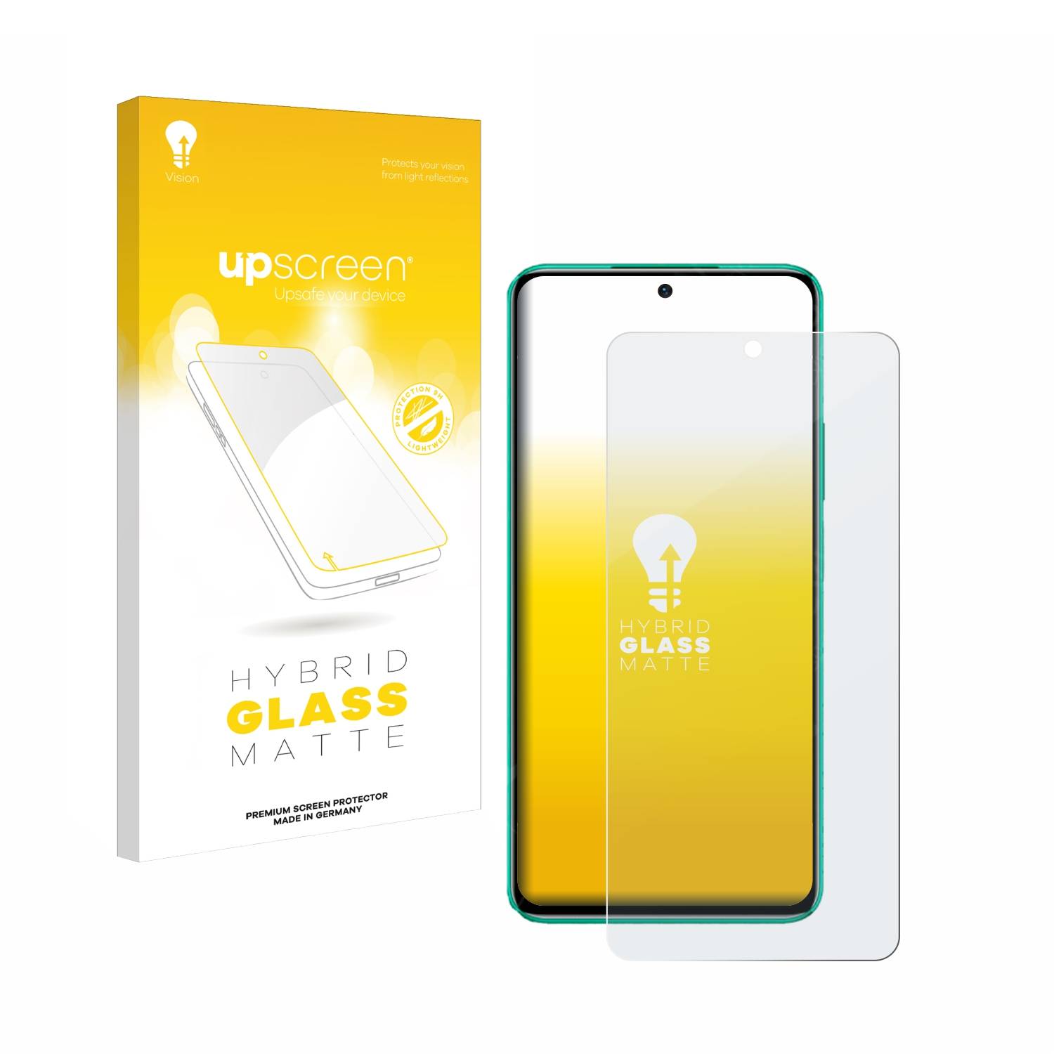 upscreen Hybrid Glas Matt Panzer-Folie für Huawei Nova 12 SE