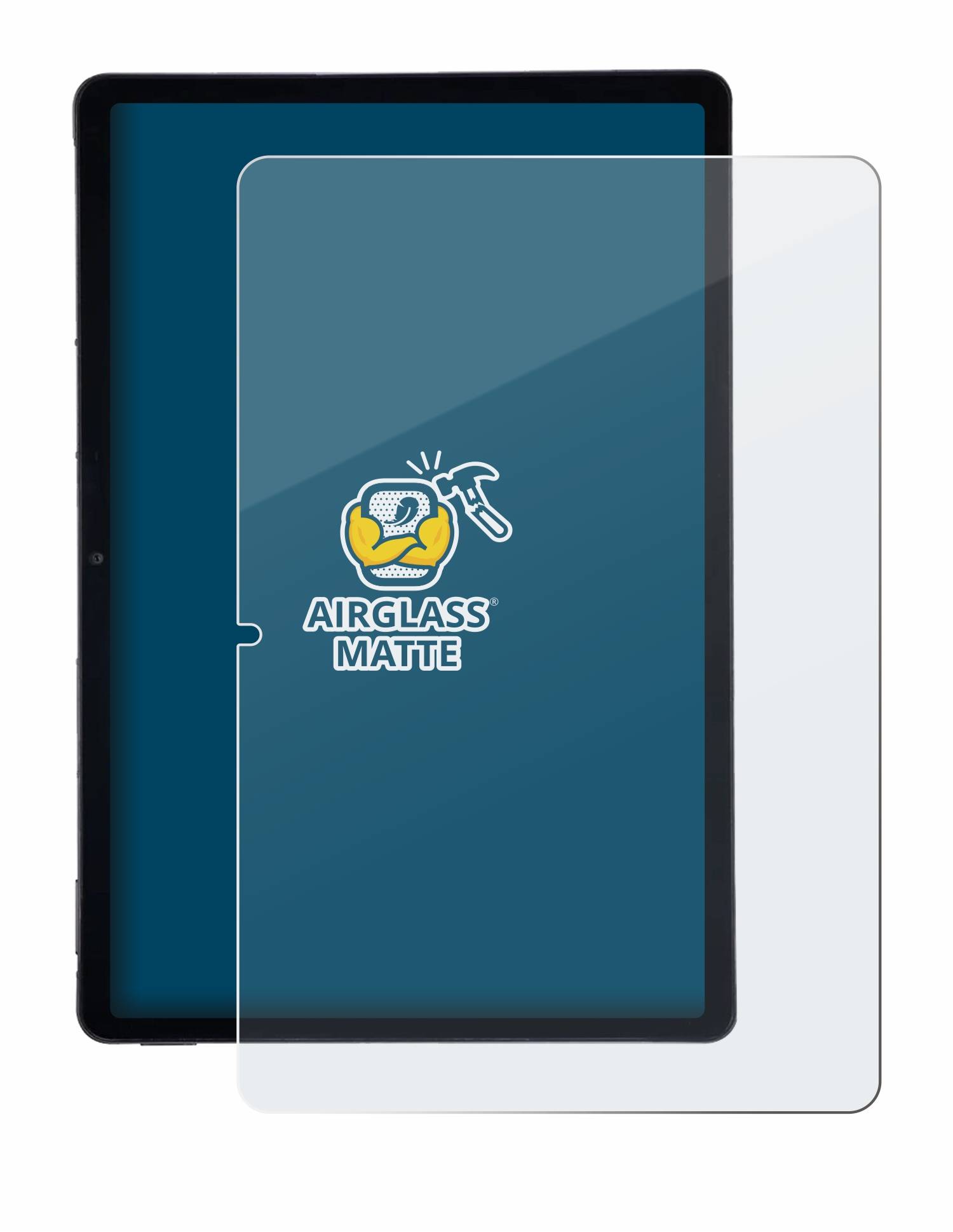 BROTECT AirGlass Matt Glas Schutz Folie für AGM Pad P2