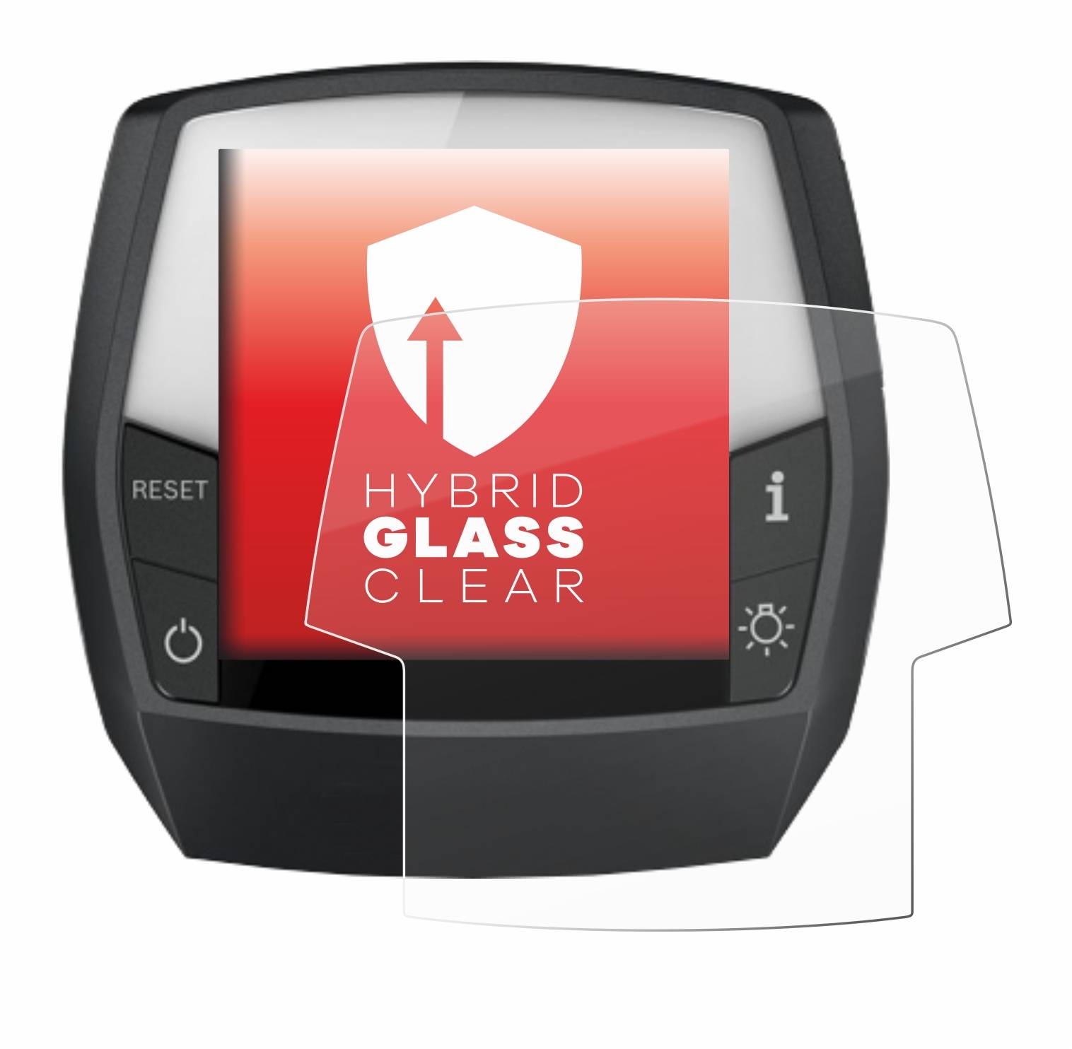 upscreen Flexible Schutz Glas Folie für Bosch Intuvia Active / Performance Line Schutzglas 9H Hybridglas Klar