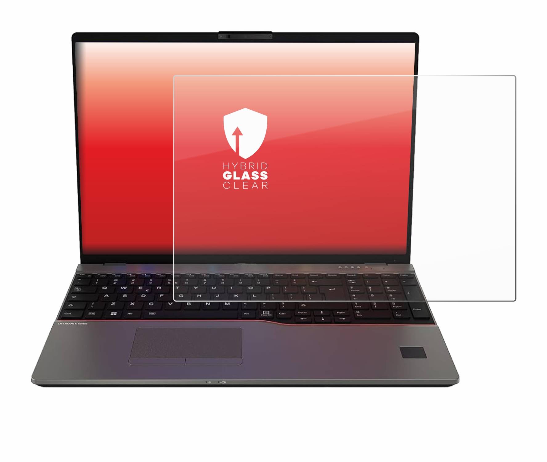 upscreen Hybrid Glas Schutz-Folie für Fujitsu Lifebook U7413