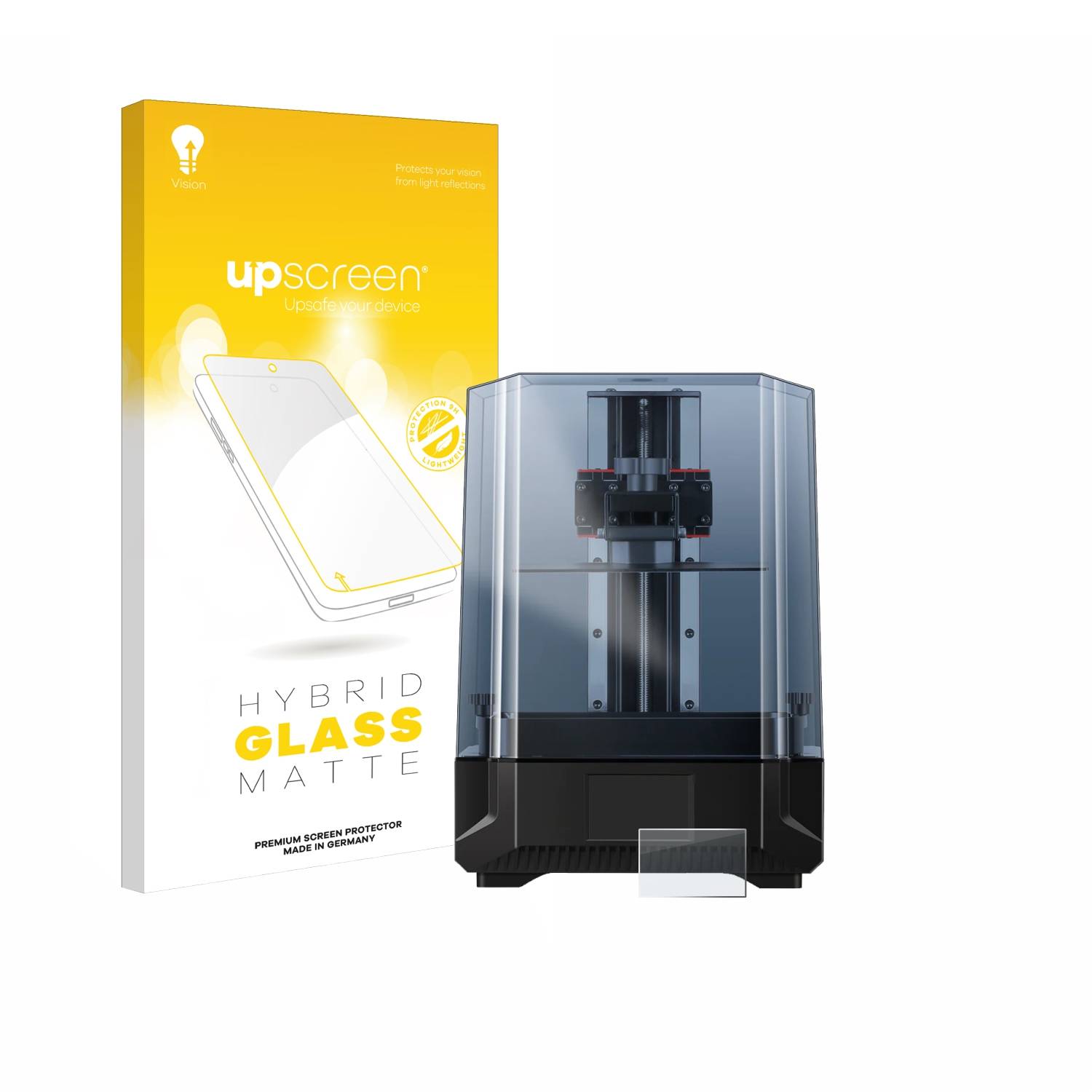 upscreen Hybrid Glas Matt Schutz-Folie für Anycubic Photon Mono X 6Ks