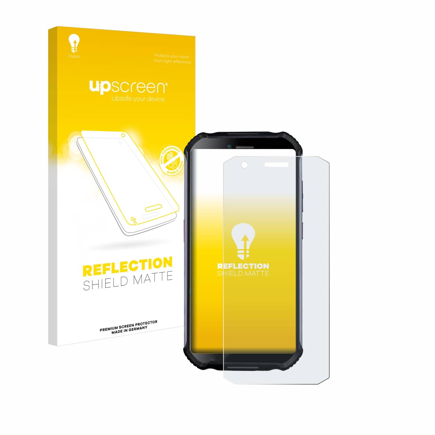 upscreen Reflection Shield Matt Schutzfolie für Doogee S41 Plus