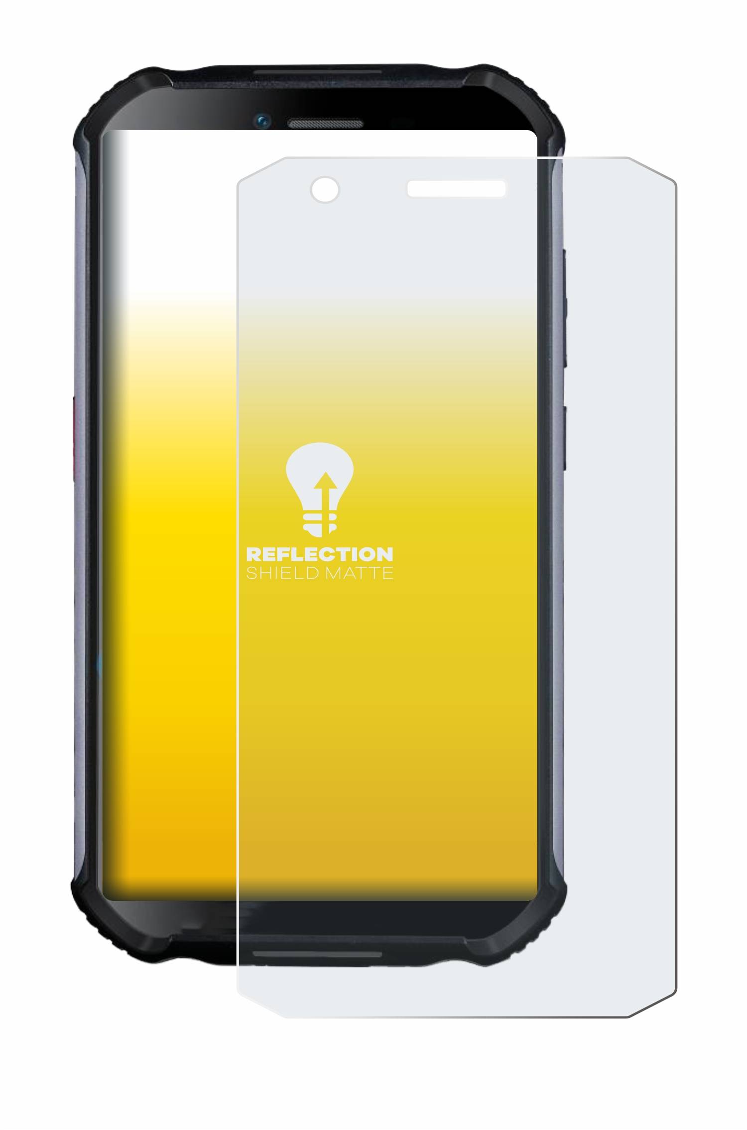 upscreen Reflection Shield Matt Schutzfolie für Doogee S41 Plus