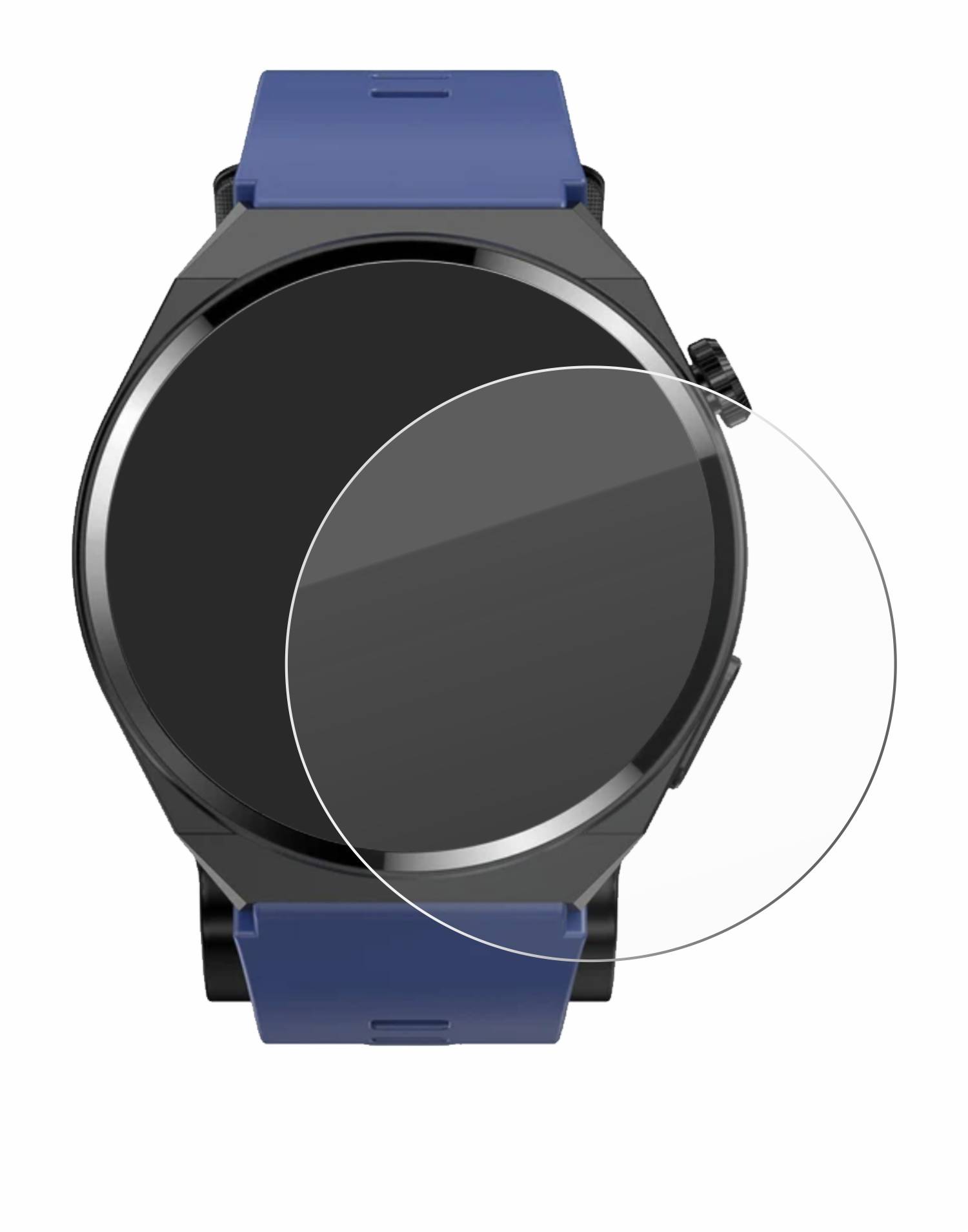 BROTECT AirGlass Glas Schutz-Folie für Kardena Care Air 2 (rund) - Schutzglas