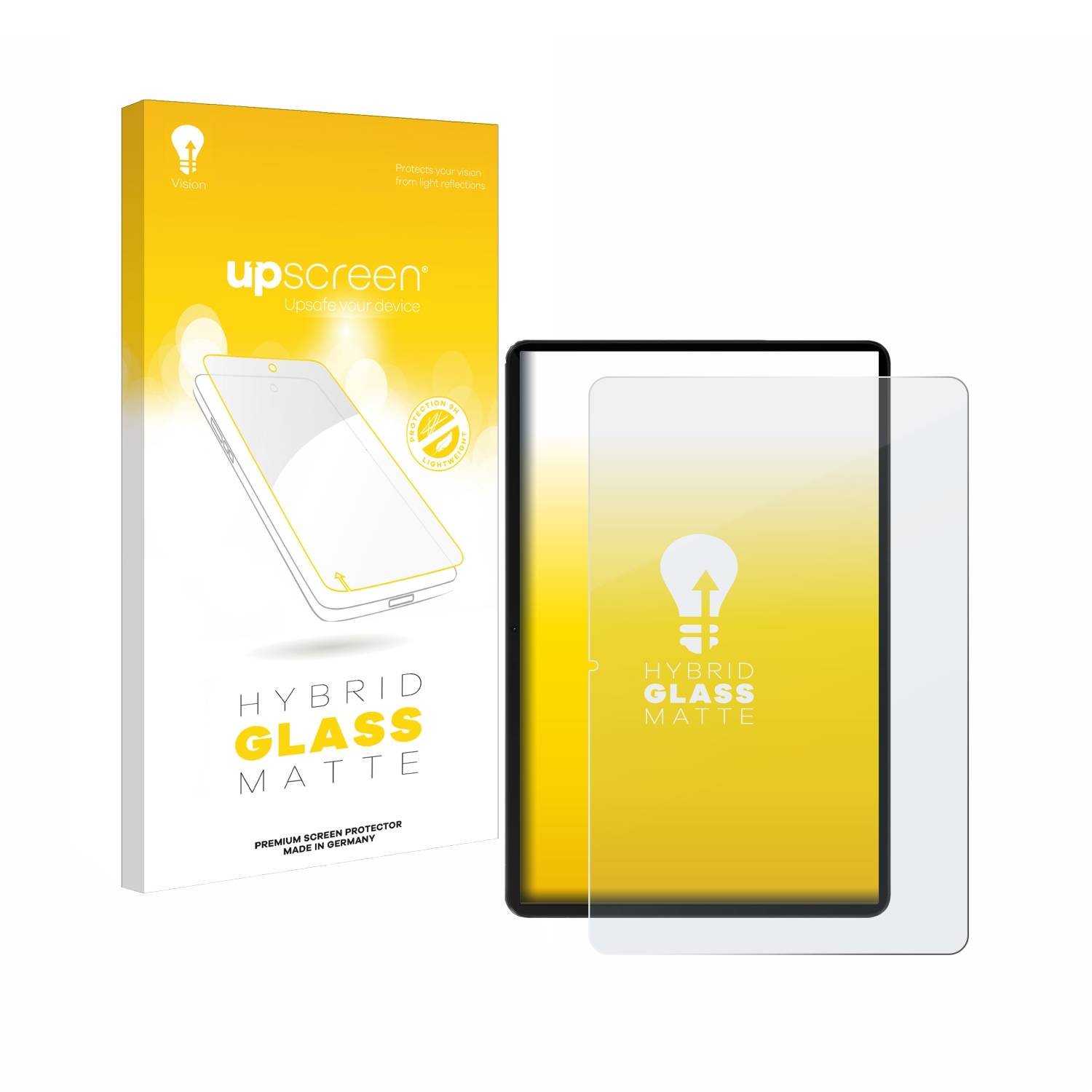 upscreen Flexible Schutz Glas Folie für Honor Pad 9 Schutzglas 9H Hybridglas Matt Entspiegelt