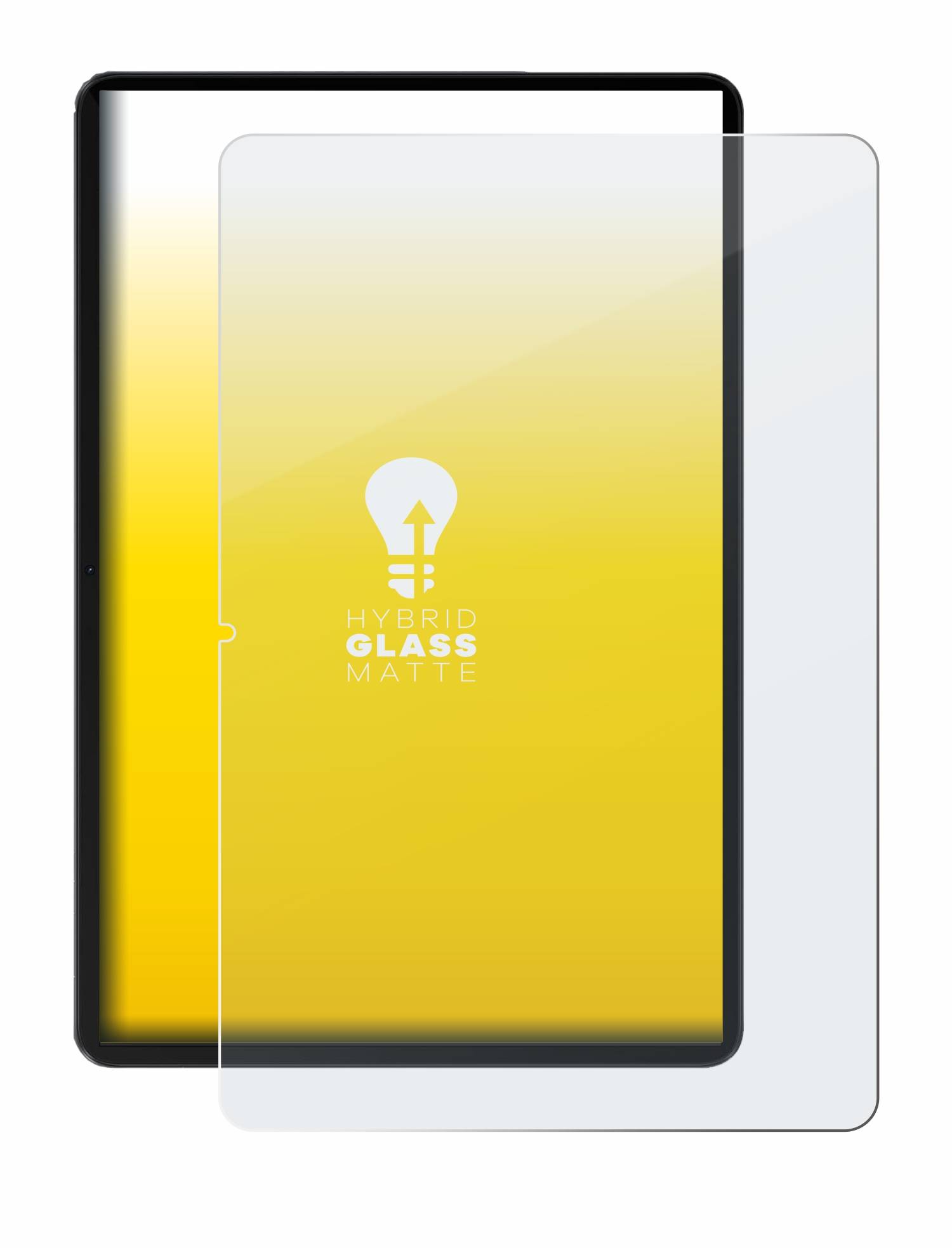 upscreen Flexible Schutz Glas Folie für Honor Pad 9 Schutzglas 9H Hybridglas Matt Entspiegelt