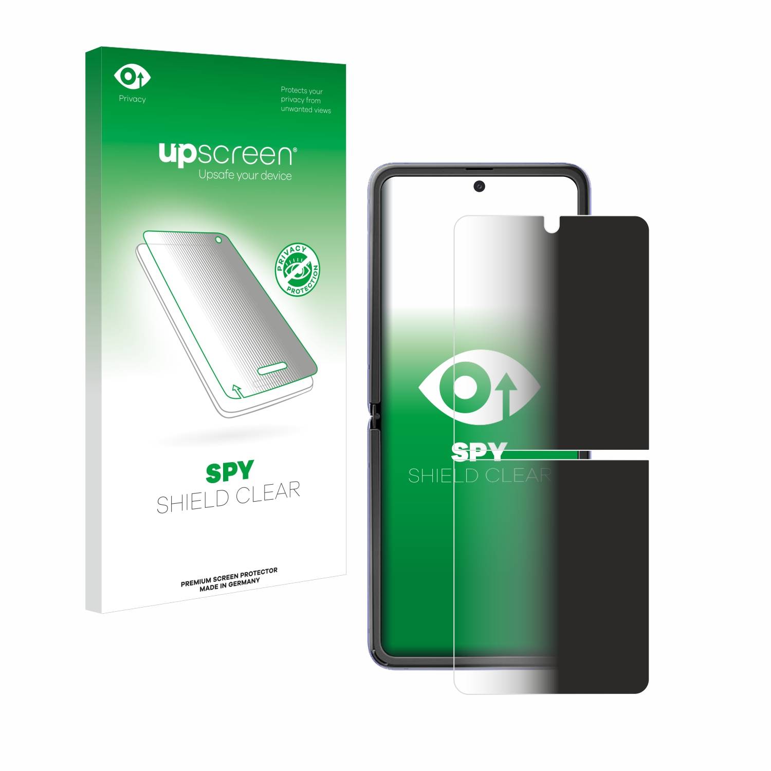upscreen Spy Shield Sichtschutz-Folie für Samsung Galaxy Z Flip 5G