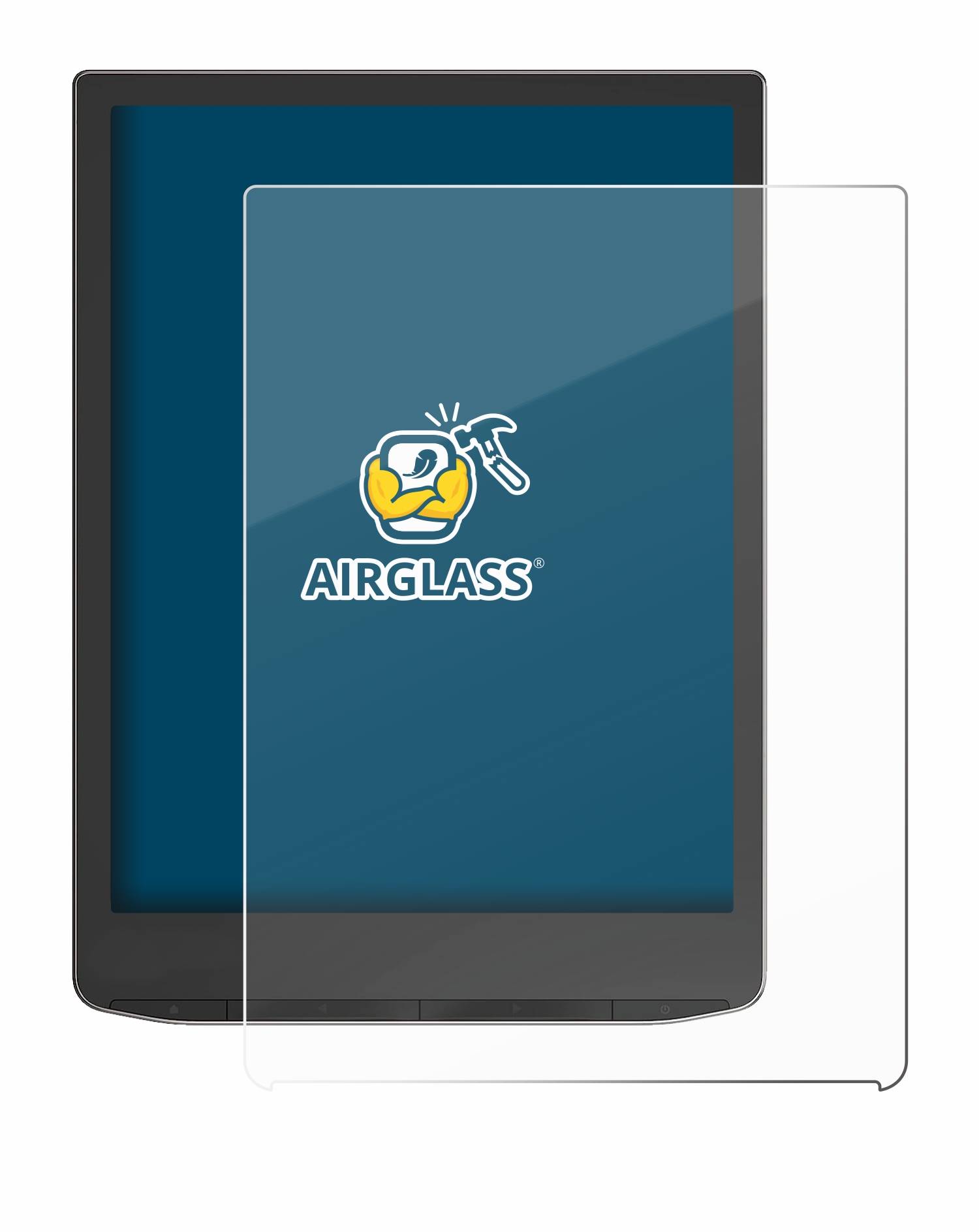 BROTECT AirGlass Flexible Schutz Glas Folie für Vivlio InkPad 4 Klar Transparent