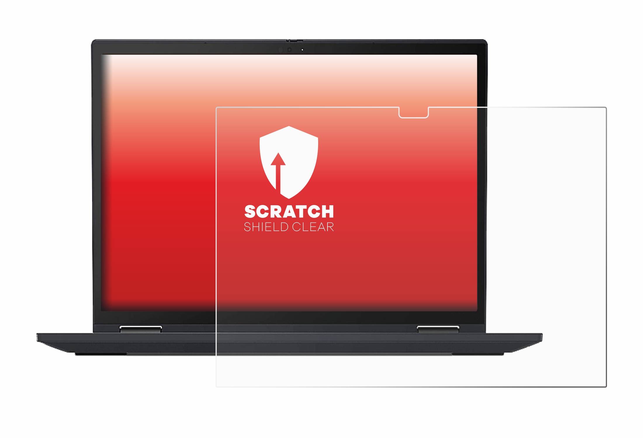 upscreen Scratch Shield Schutzfolie für Lenovo ThinkPad X13 Yoga Gen 2
