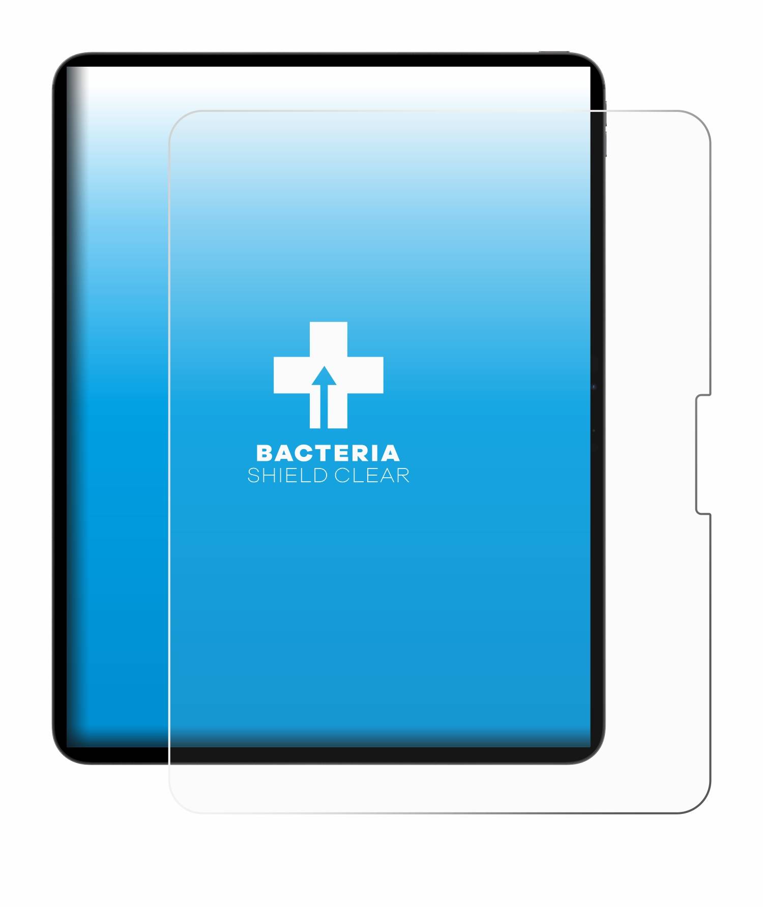 upscreen Bacteria Shield Schutzfolie für Apple iPad Pro 13 WiFi 2024 - Antibakteriell