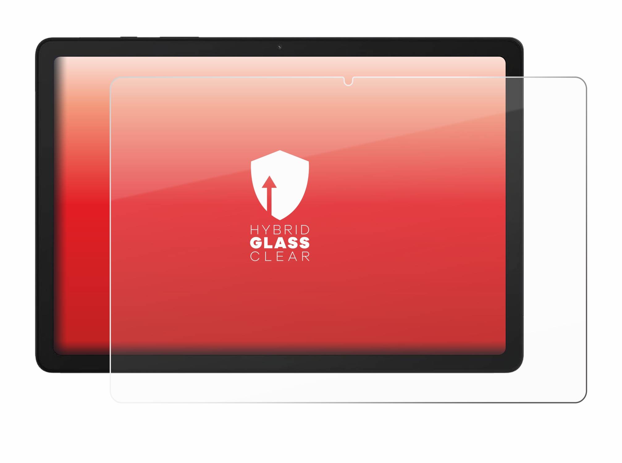 upscreen Hybrid Glas Schutz-Folie für Samsung Galaxy Tab A9 Plus 5G