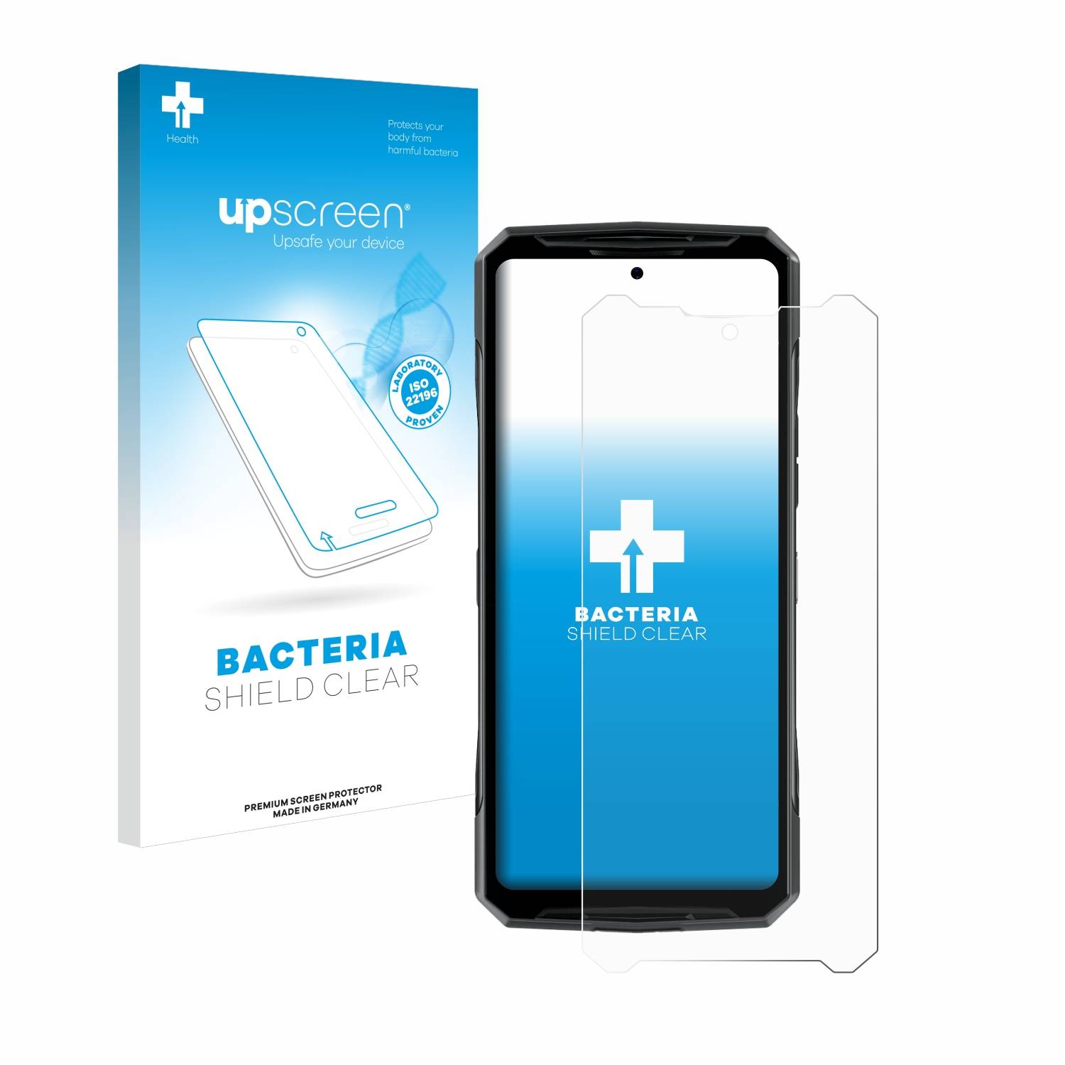 upscreen Bacteria Shield Schutzfolie für Doogee DK10 - Antibakteriell