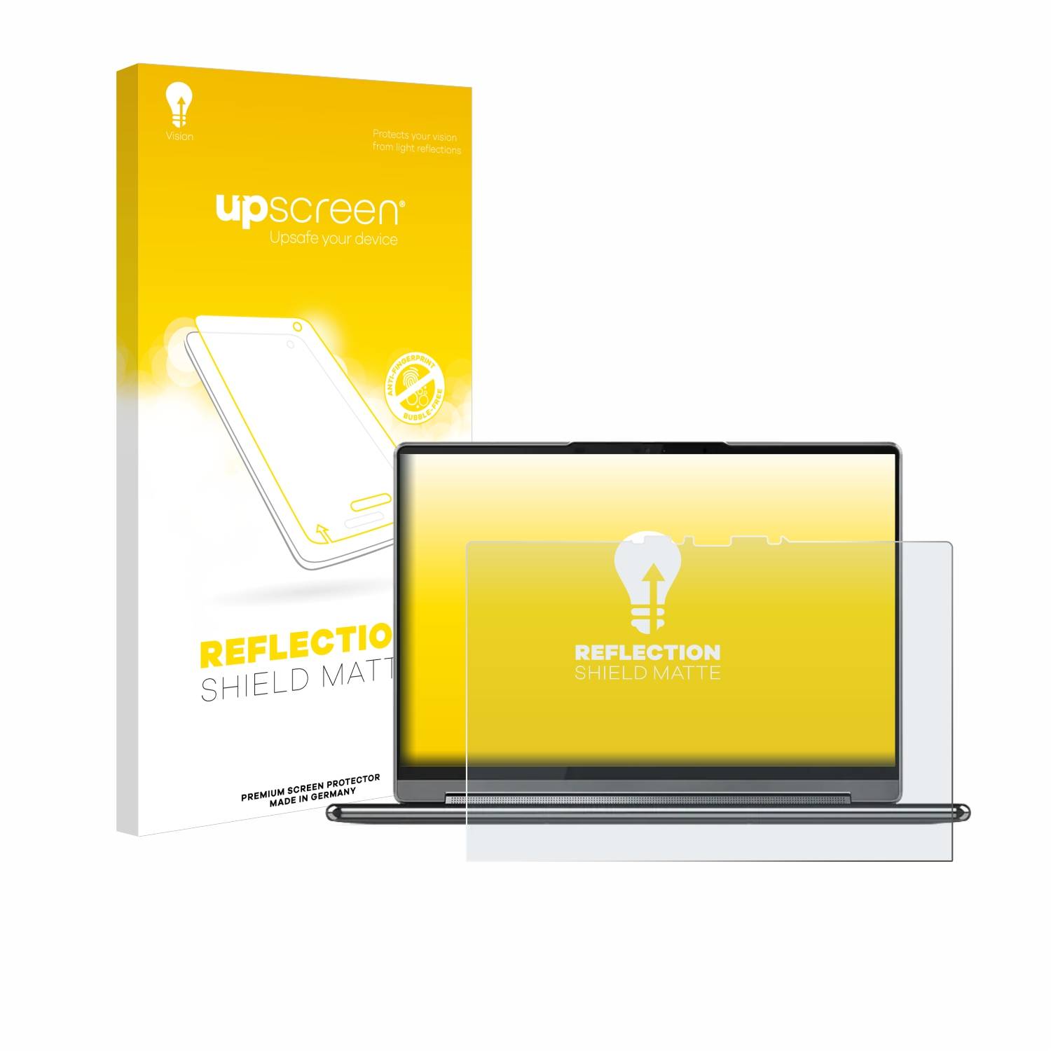 upscreen Reflection Shield Matt Schutzfolie für Lenovo Yoga 9 Gen 9 2-in-1 14