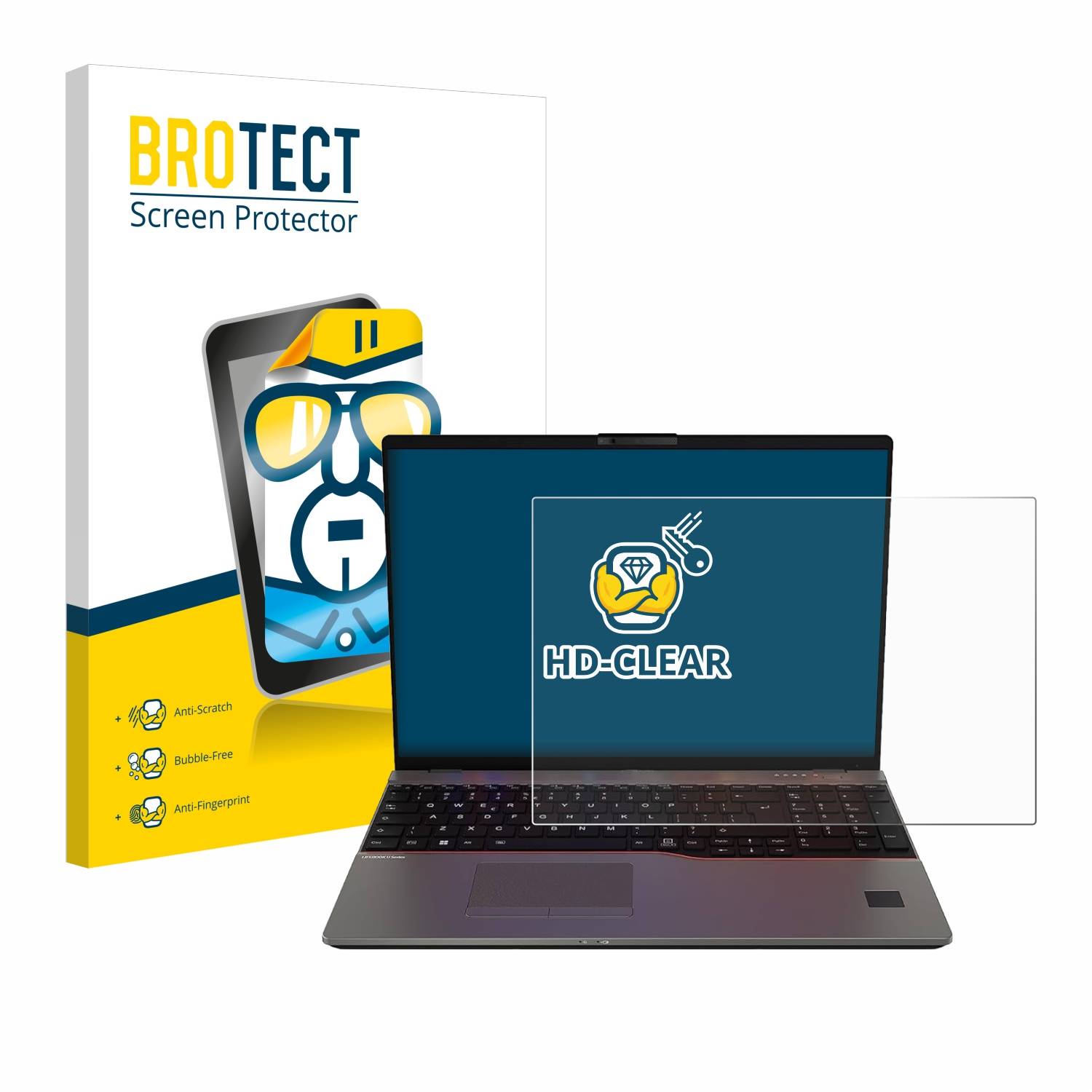 BROTECT Displayschutz-Folie für Fujitsu Lifebook U7413
