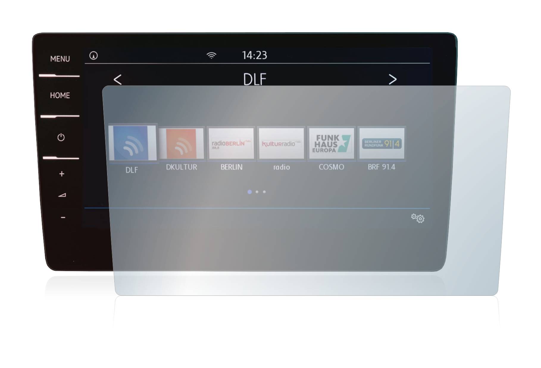upscreen Scratch Shield Schutzfolie für Volkswagen Tiguan Elegance TDI DSG 2020 Discover Pro 9.2 2020