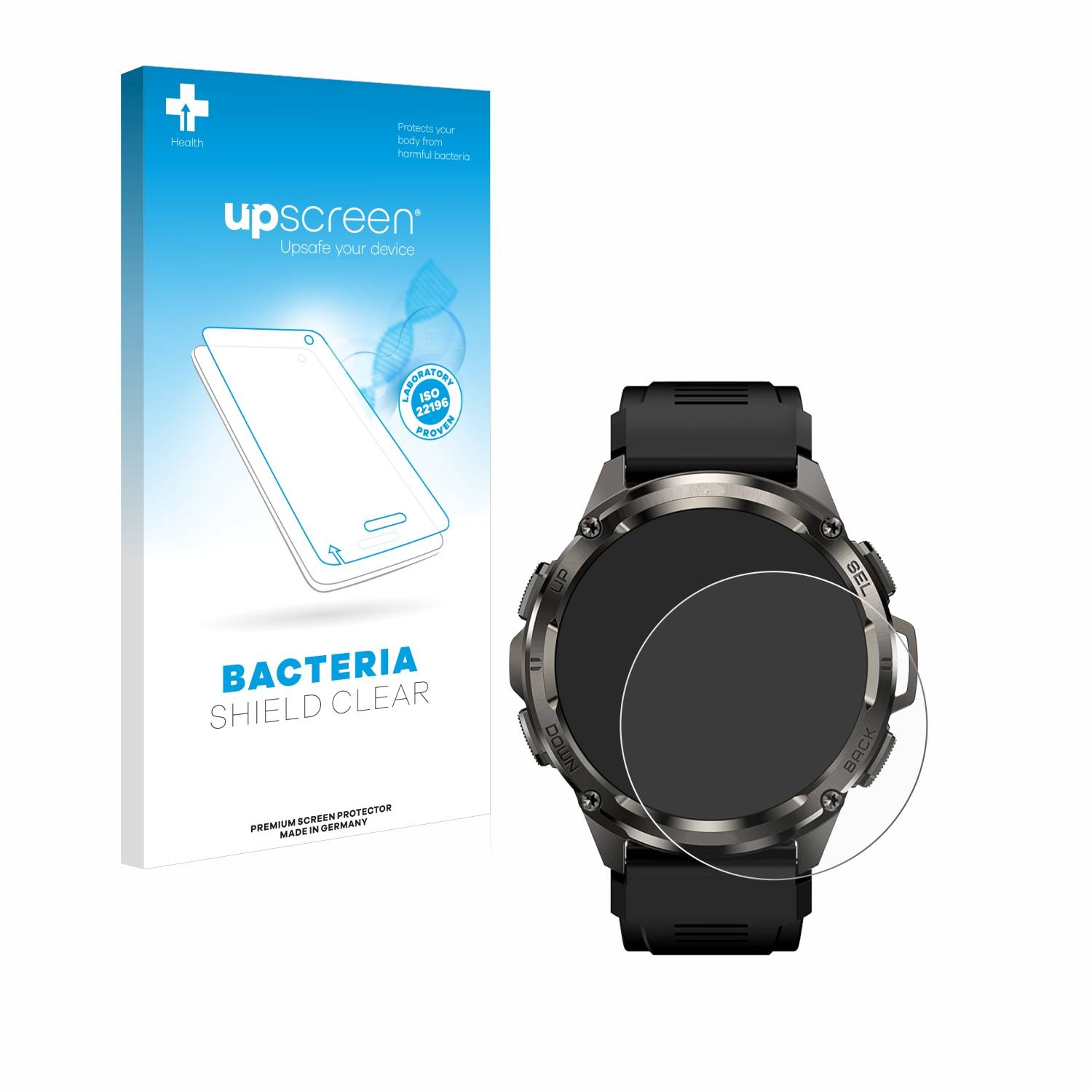 upscreen Bacteria Shield Schutzfolie für Kospet Tank T3 Ultra - Antibakteriell
