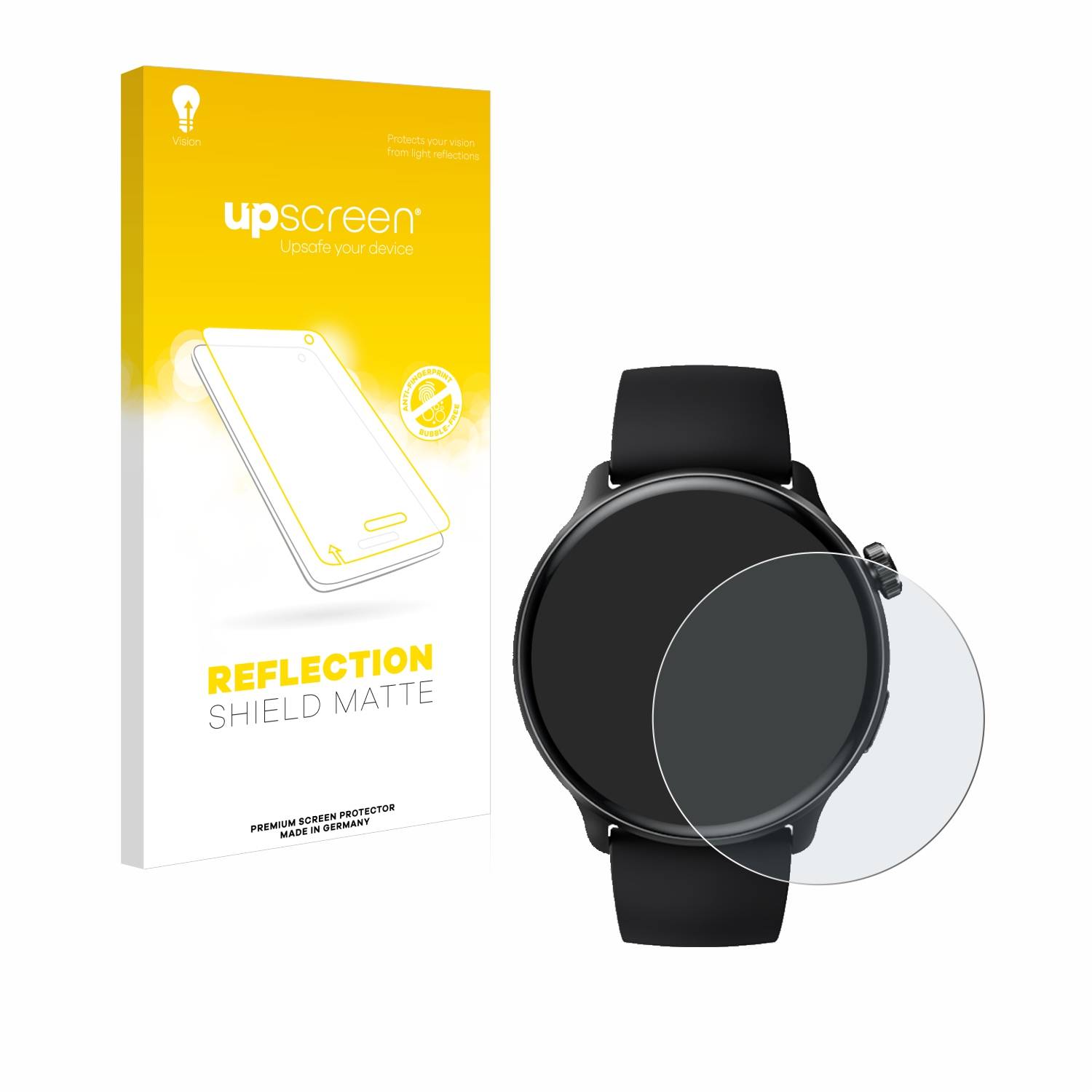 upscreen Reflection Shield Matt Schutzfolie für Xiaomi Mibro Lite 2