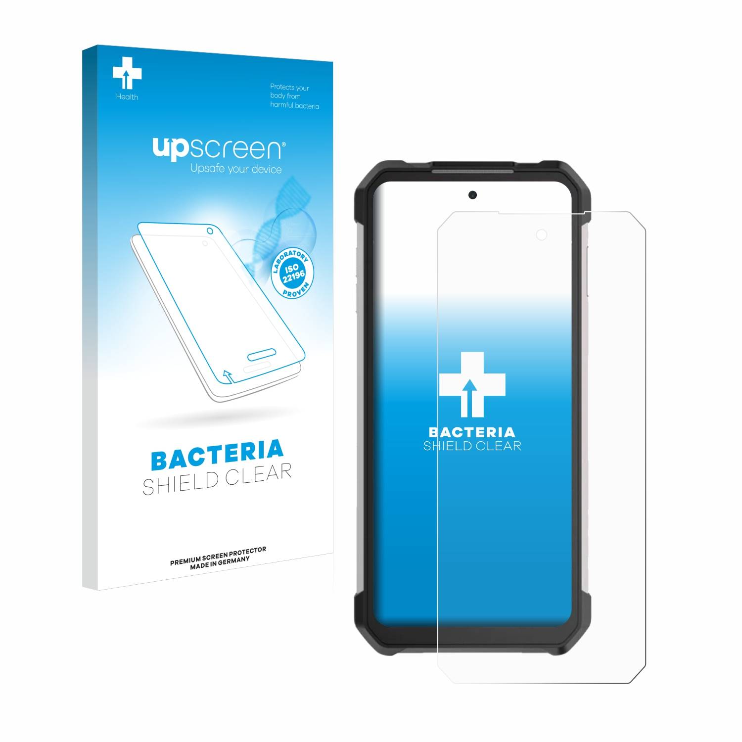 upscreen Bacteria Shield Schutzfolie für Unihertz Tank 3 Pro - Antibakteriell