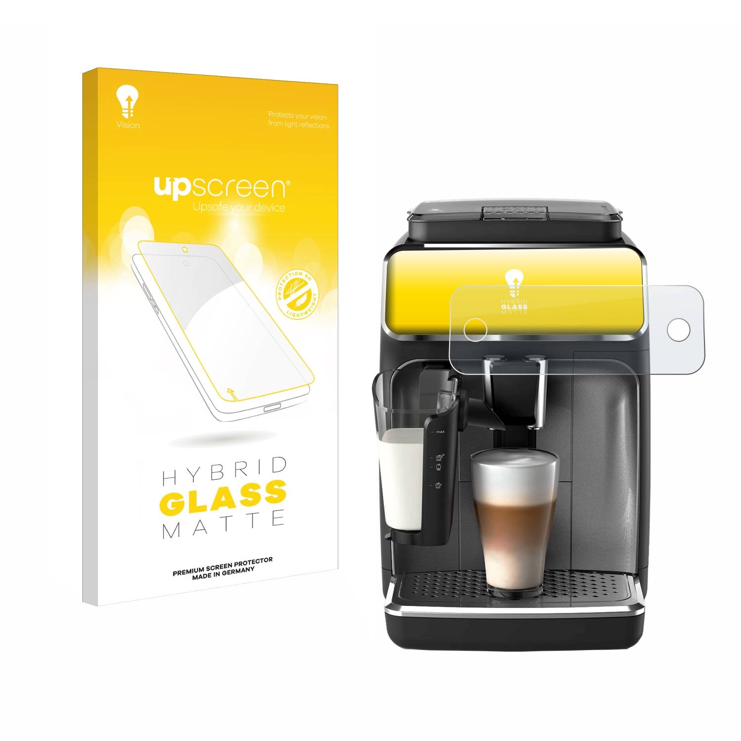 upscreen Hybrid Glas Matt Schutz-Folie für Philips Series 3300