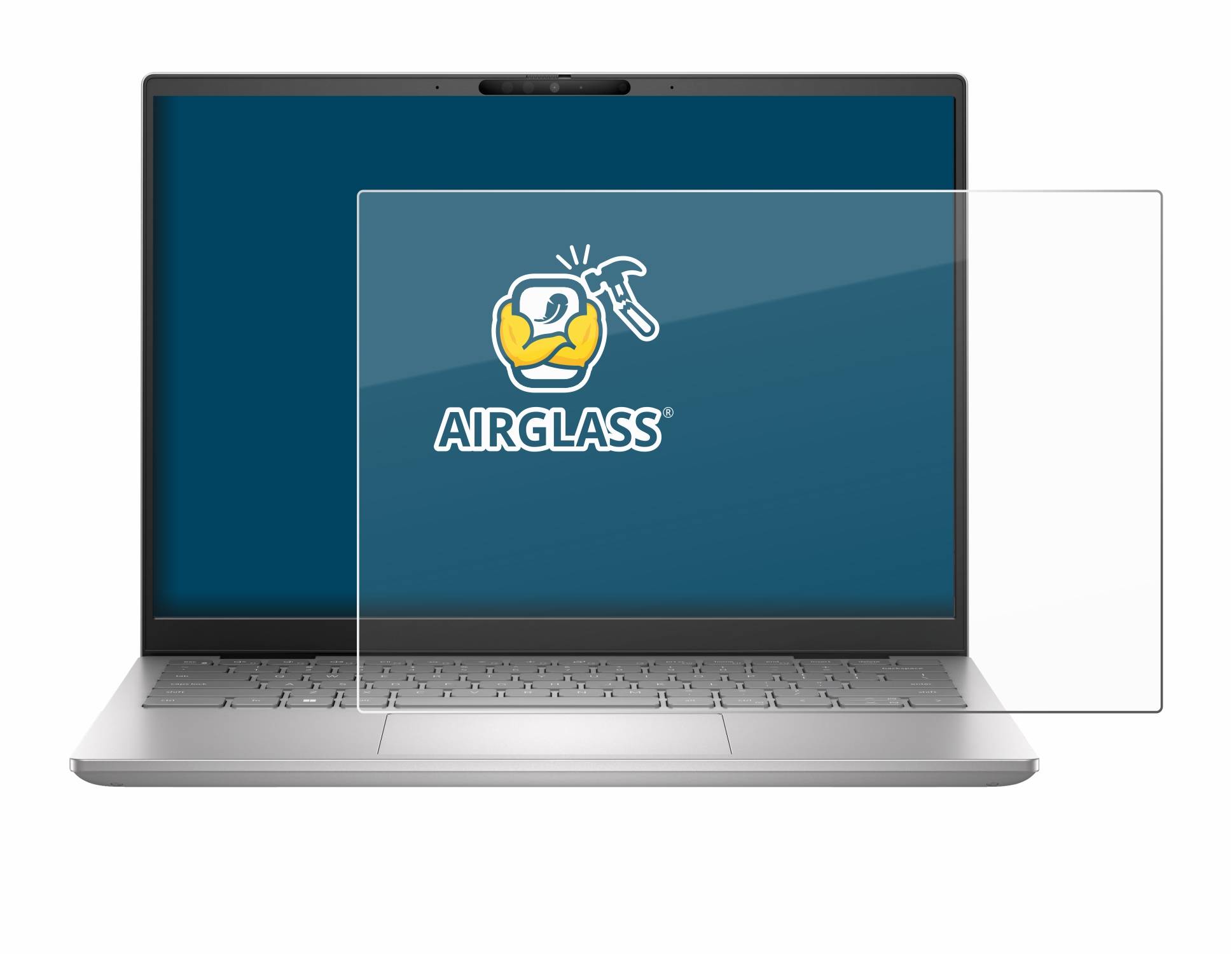 BROTECT AirGlass Glas Schutz-Folie für Dell Inspiron 14 Plus 7430 - Schutzglas