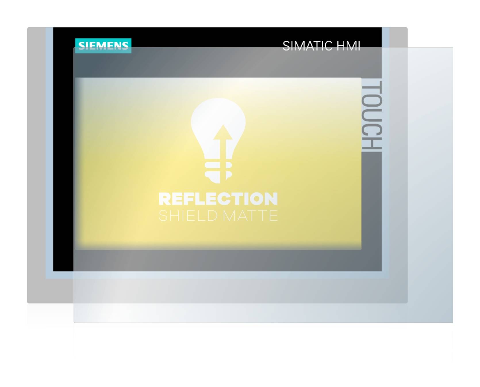 upscreen Reflection Shield Matt Schutzfolie für Siemens Simatic HMI TP700 Comfort