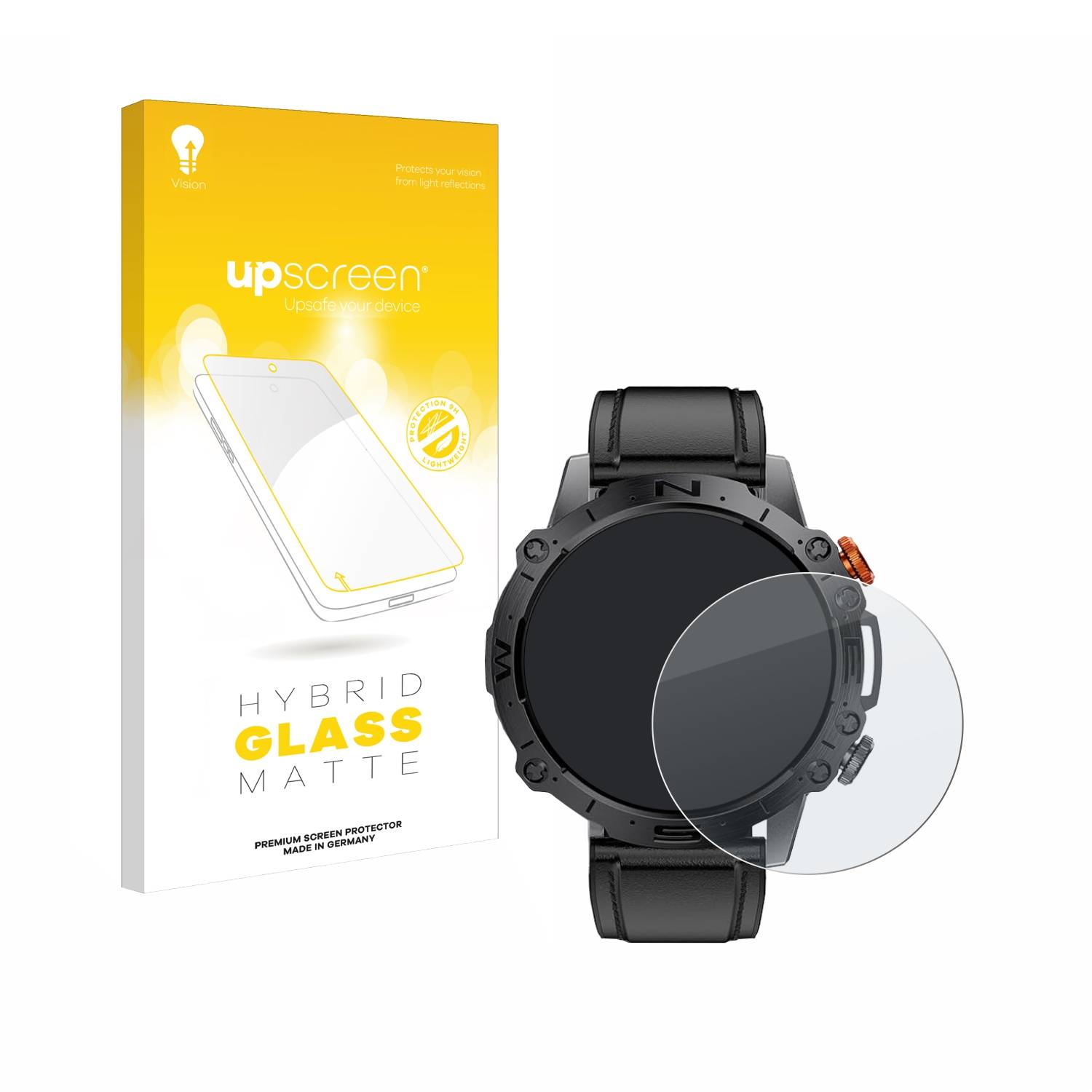 upscreen Hybrid Glas Matt Schutz-Folie für LIGE DFA-ST19 1.43