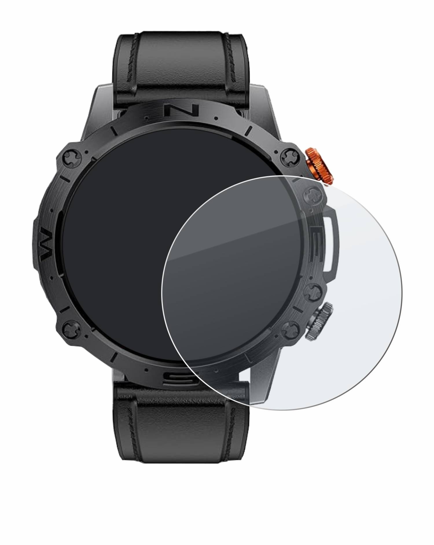 upscreen Hybrid Glas Matt Schutz-Folie für LIGE DFA-ST19 1.43