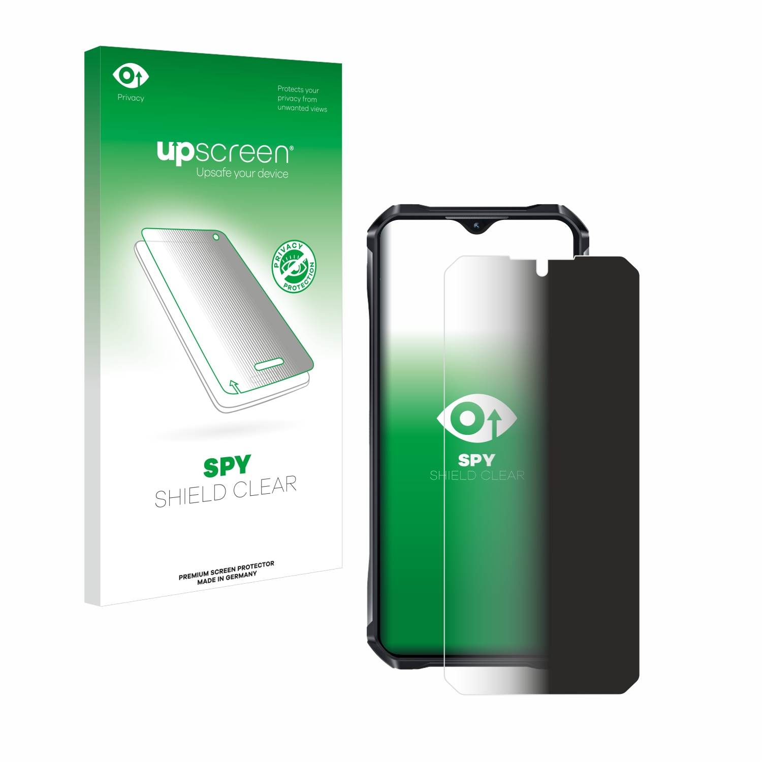 upscreen Blickschutzfolie für Oukitel WP33 Pro Anti-Spy Privacy Blaulichtschutz Sichtschutzfolie