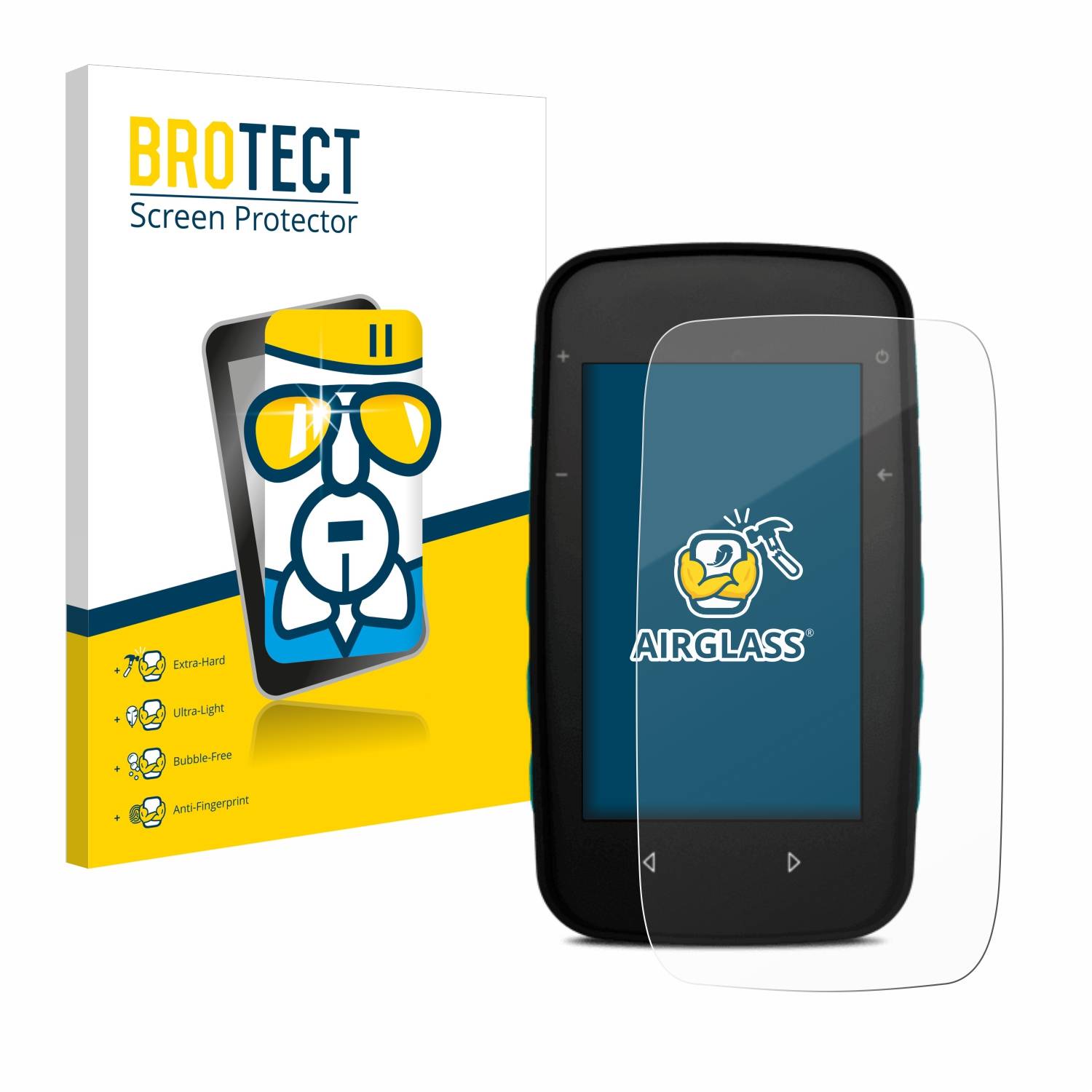 BROTECT AirGlass Glas Schutz-Folie für CompeGPS TwoNav Cross Plus - Schutzglas