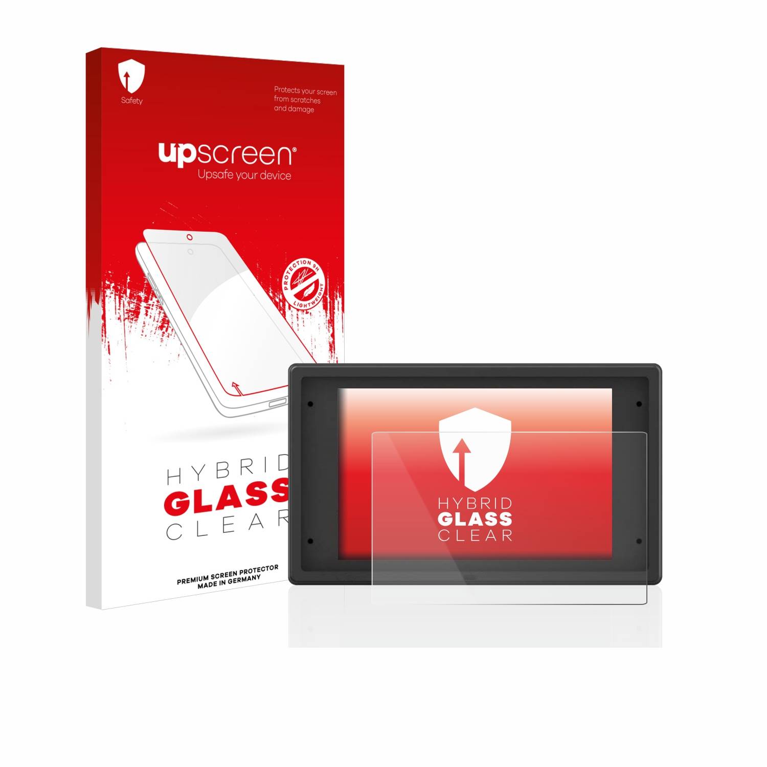 upscreen Hybrid Glas Panzer-Folie für TVlogic F-7H