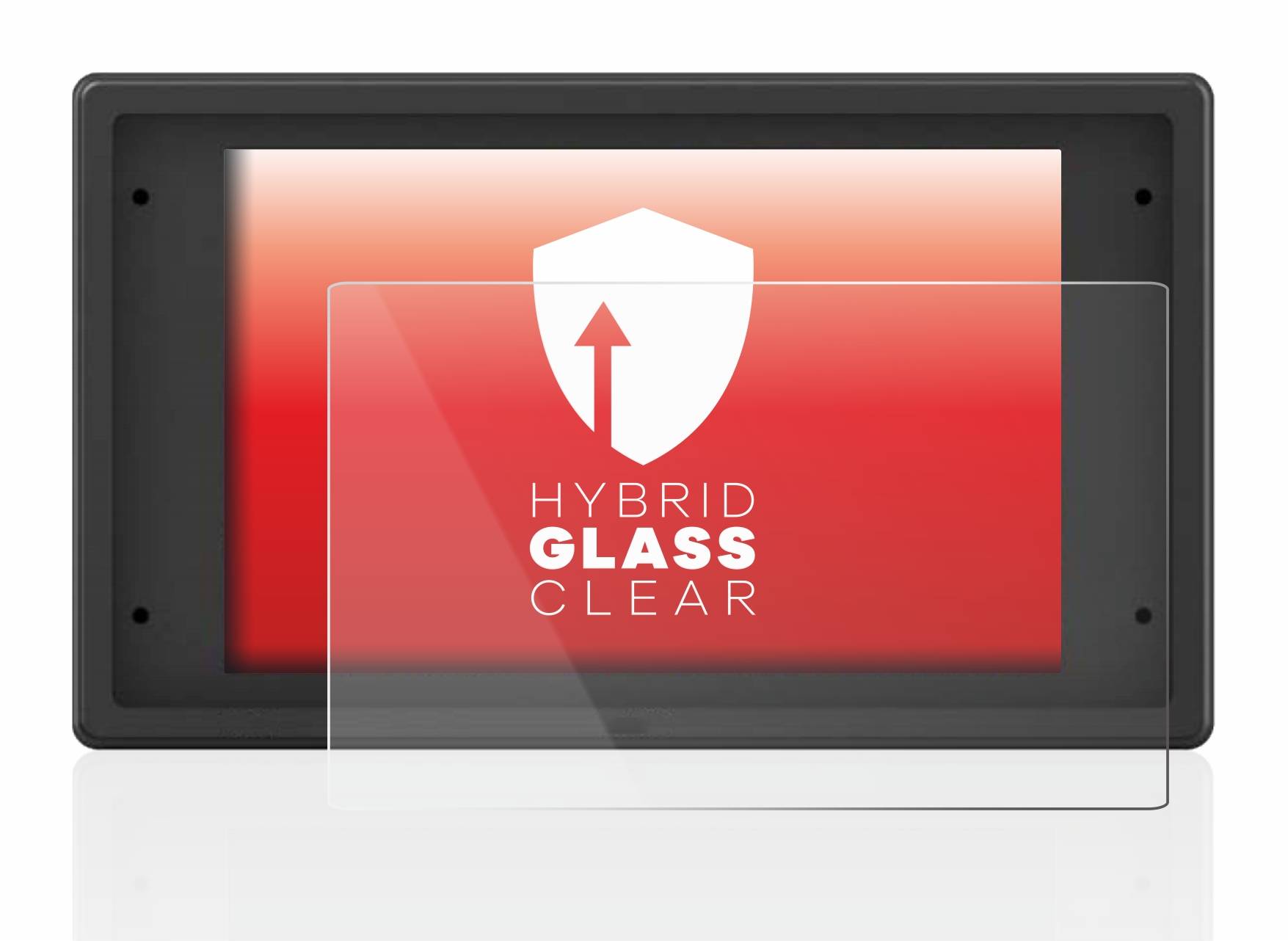 upscreen Hybrid Glas Panzer-Folie für TVlogic F-7H