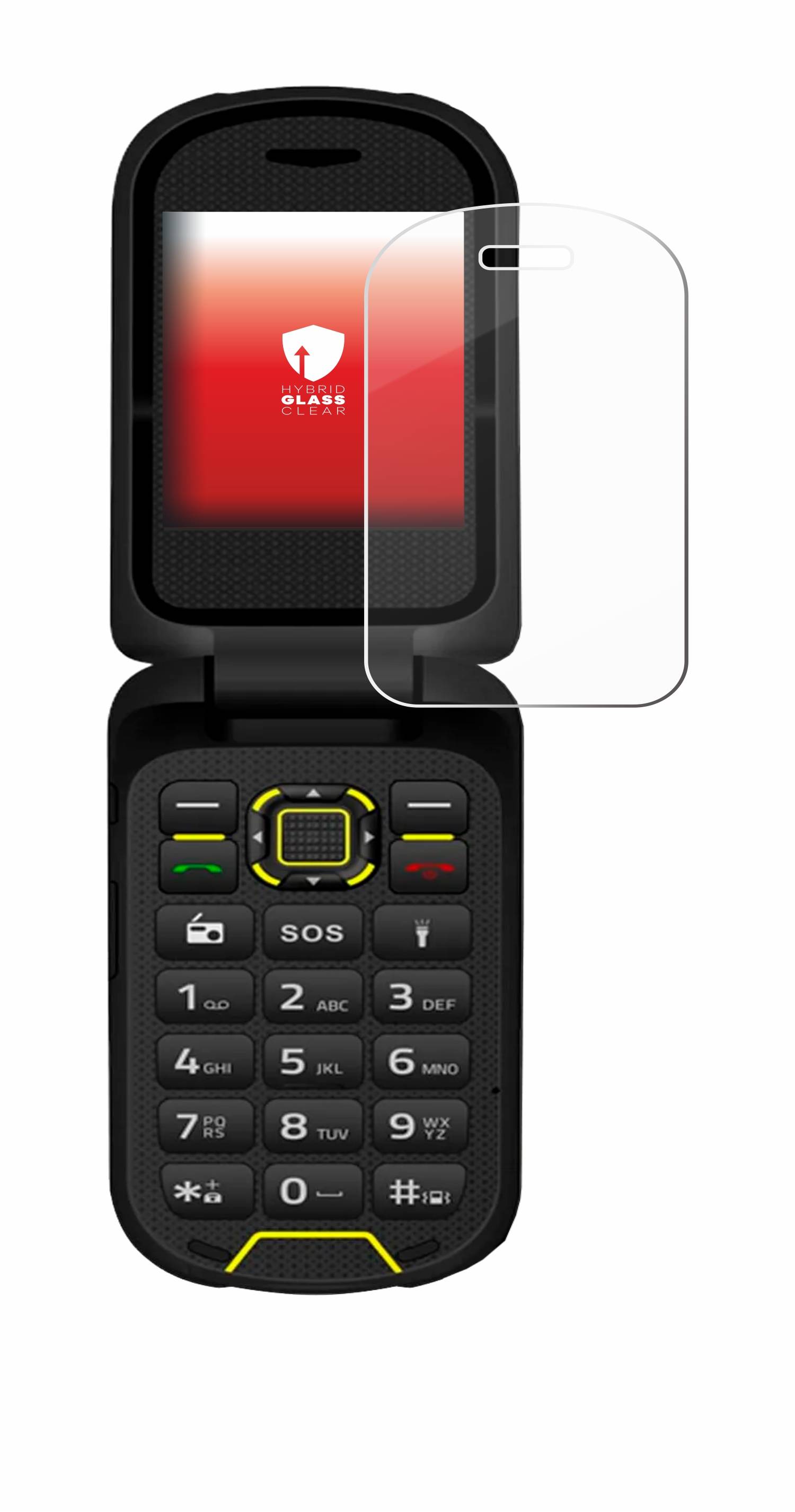 upscreen Hybrid Glas Schutz-Folie für Hammer Bow LTE