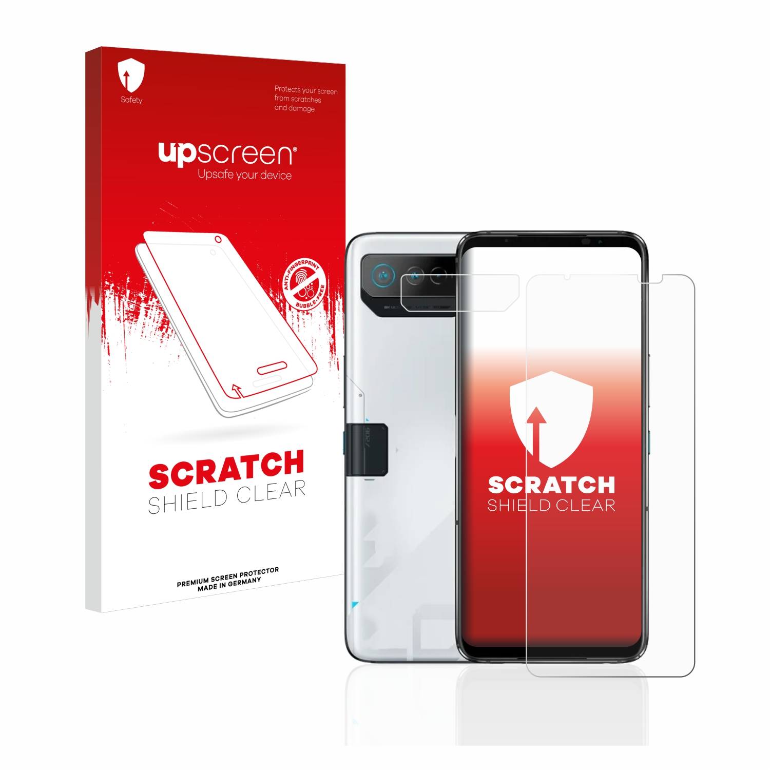 upscreen Scratch Shield Schutzfolie für ASUS ROG Phone 7 (Display+Kamera)