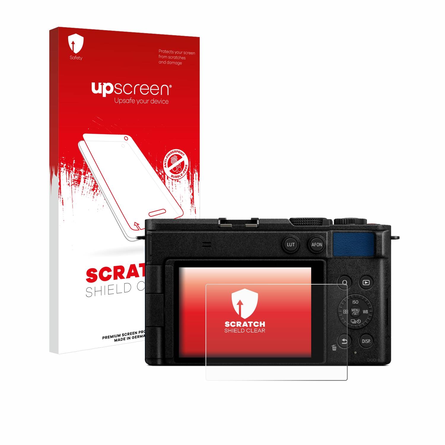 upscreen Schutzfolie für Panasonic Lumix DC-S9 Kratzschutz Anti-Fingerprint Klar
