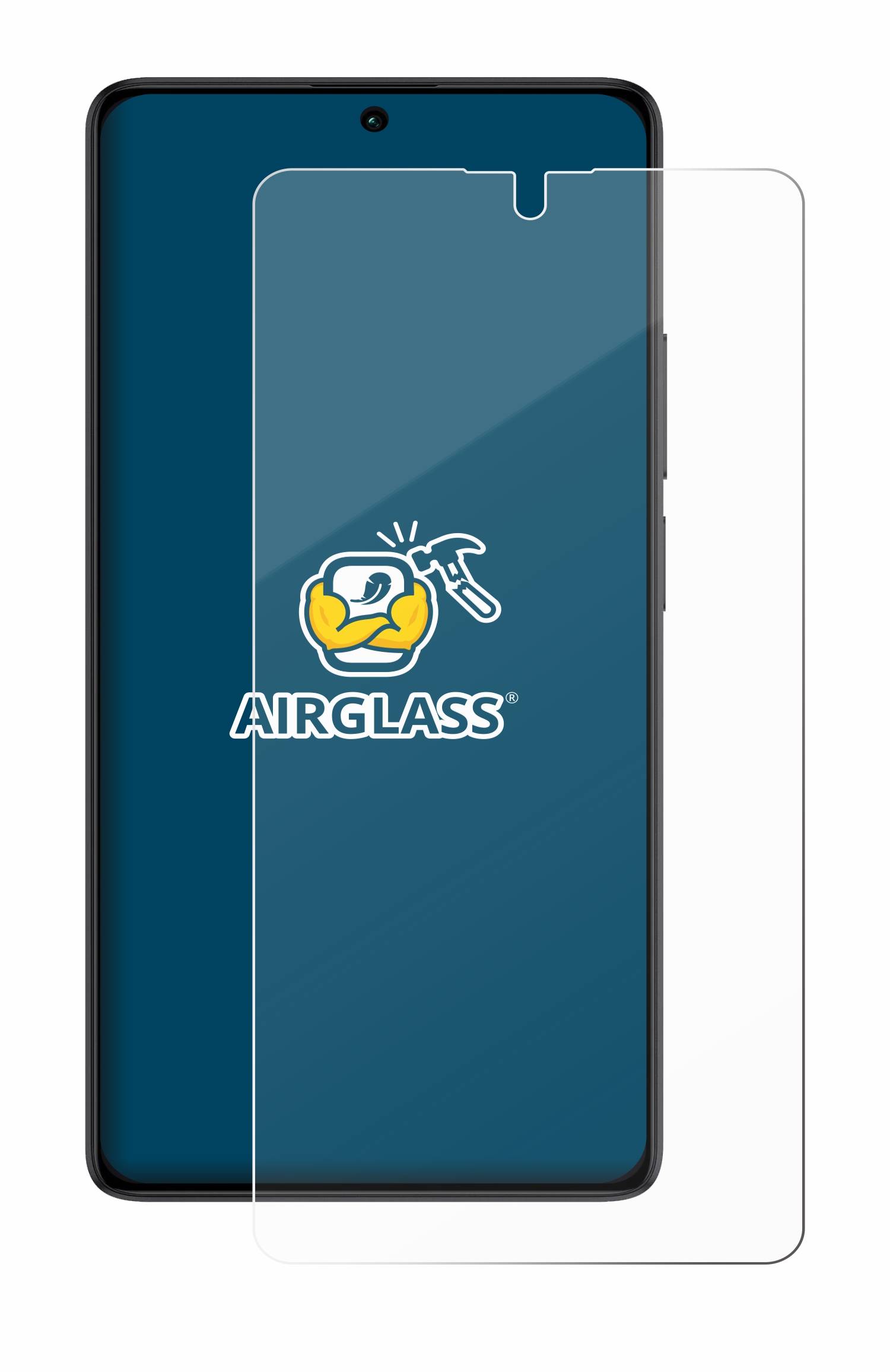 BROTECT AirGlass Glas Schutz-Folie für Xiaomi Redmi Note 13 5G - Schutzglas