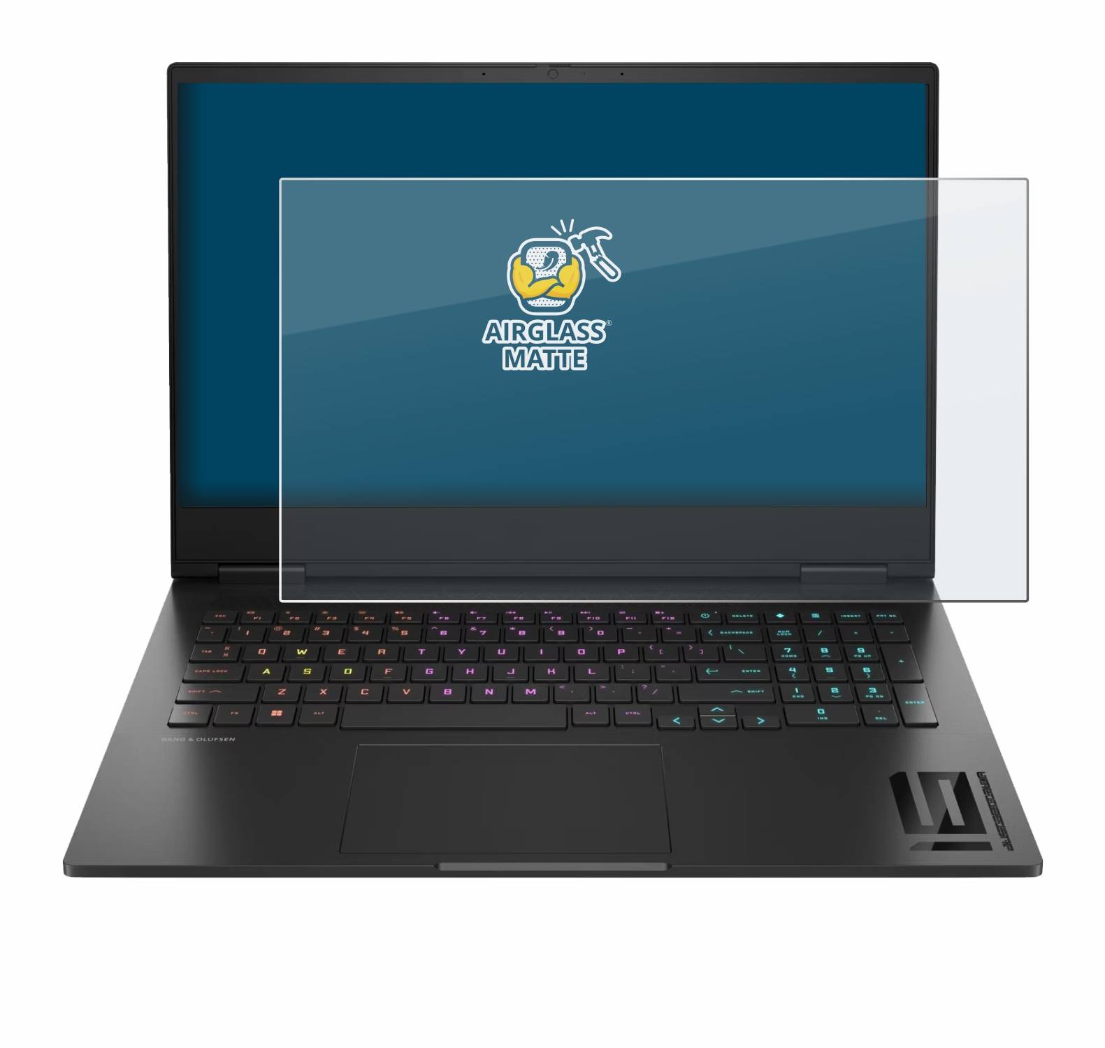 BROTECT AirGlass Matt Glas Schutz Folie für HP Omen 16 2024