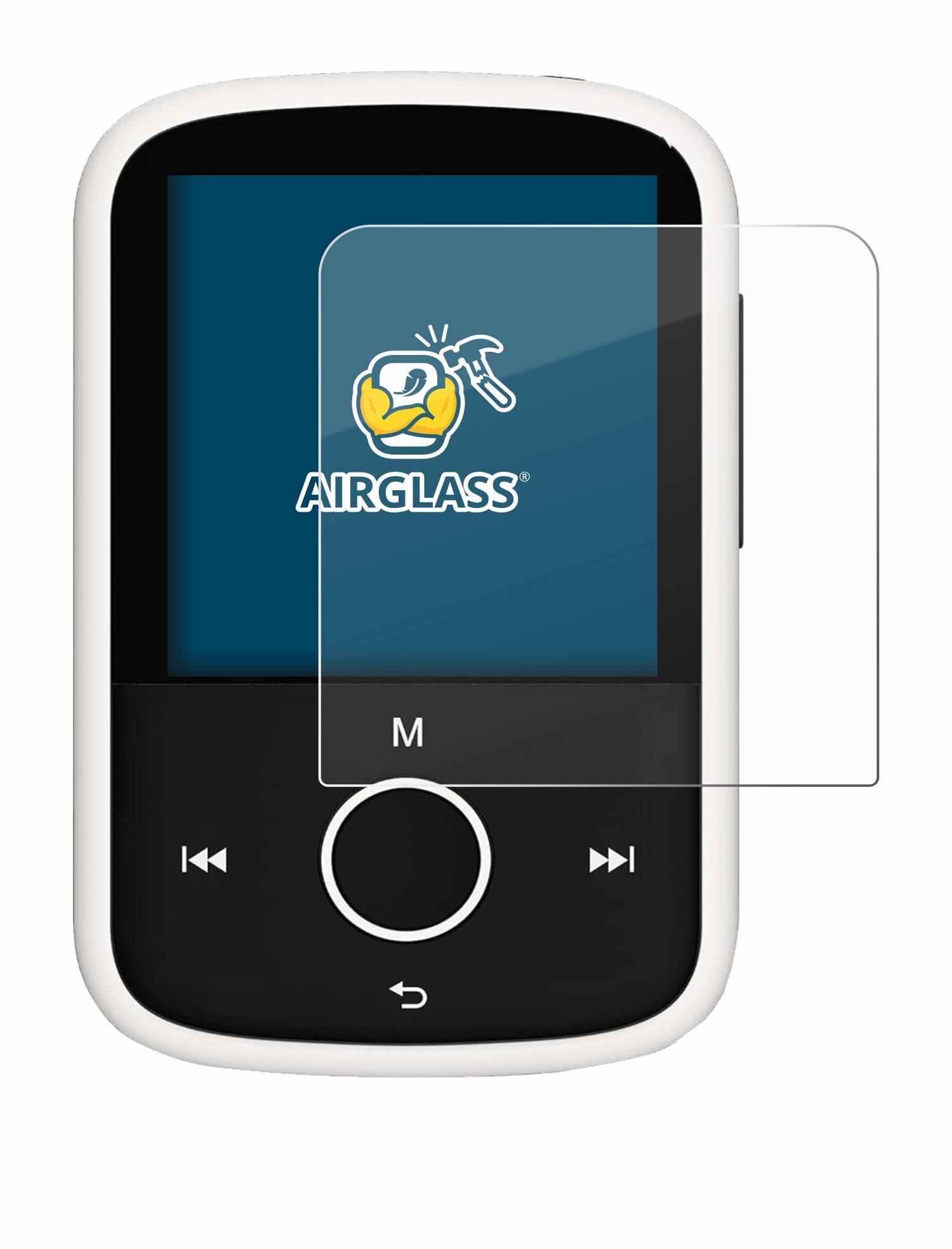 BROTECT AirGlass Glas Schutz-Folie für Majority MP3 16GB - Schutzglas