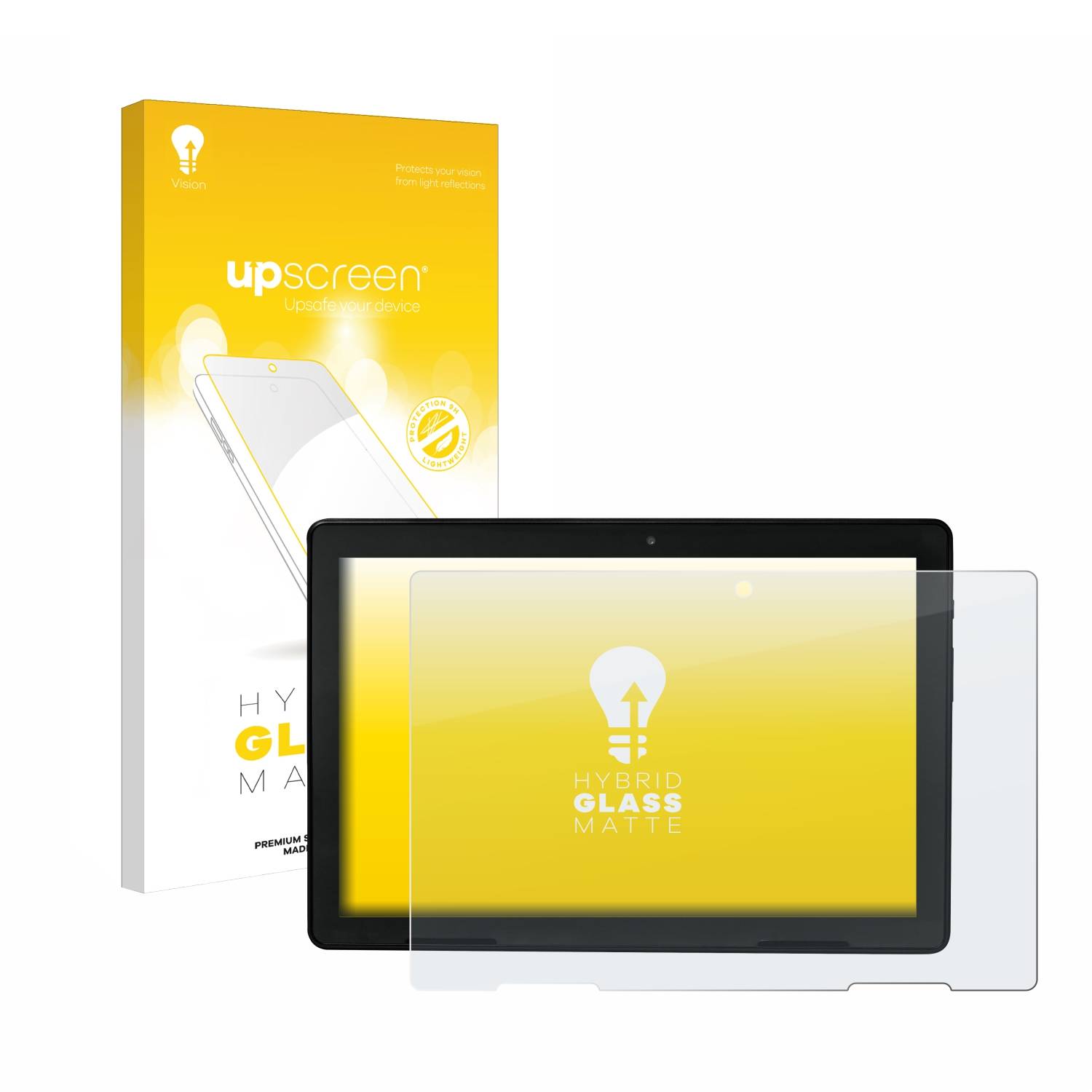 upscreen Hybrid Glas Matt Schutz-Folie für MEDION E10900 10