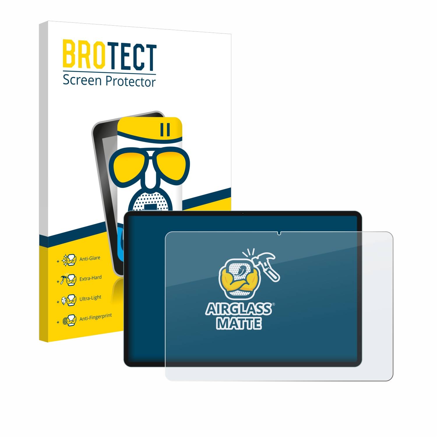 BROTECT AirGlass Flexible Schutz Glas Folie für Teclast P50 / P50S / P50AI Matt Entspiegelt