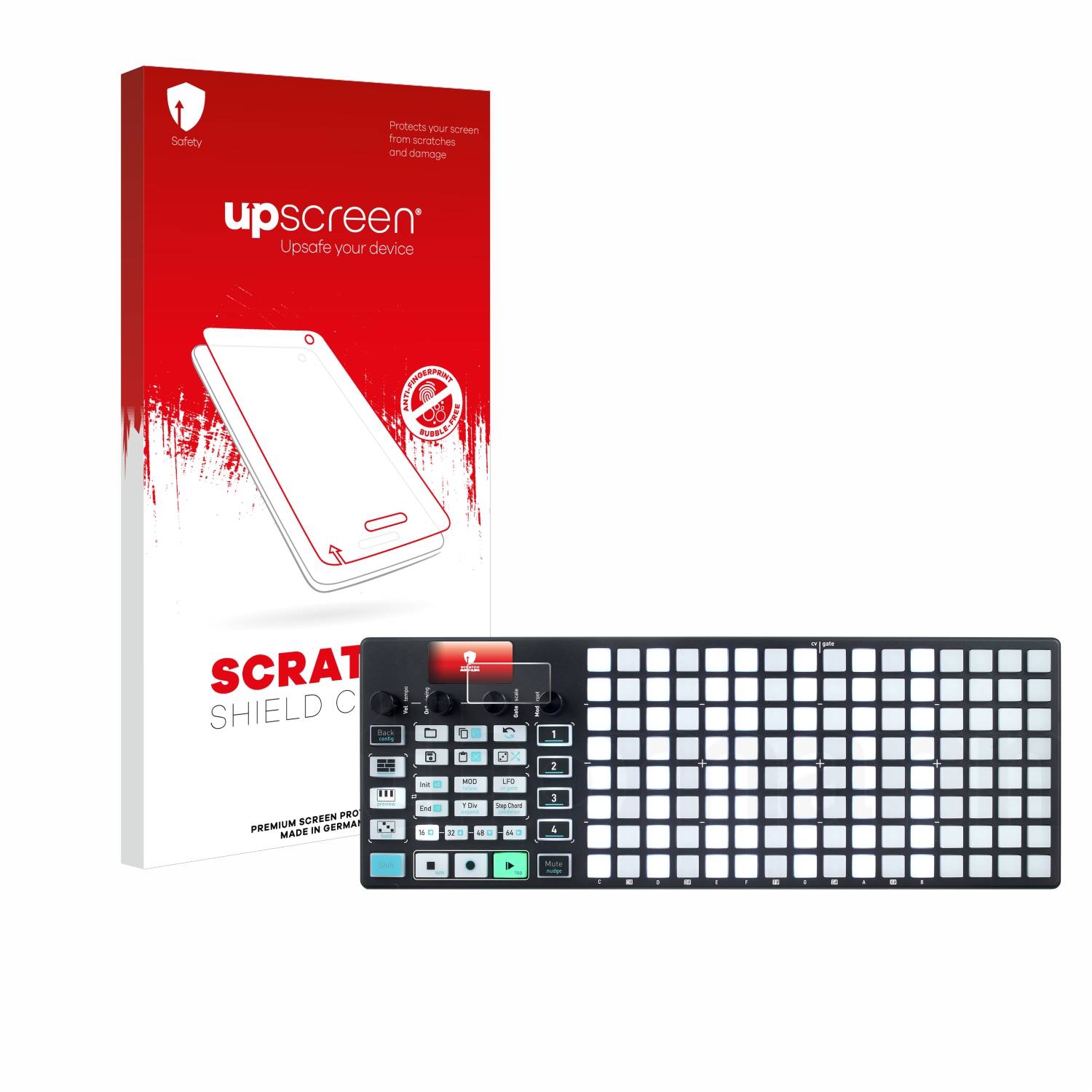 upscreen Schutzfolie für OXI Instruments One Kratzschutz Anti-Fingerprint Klar