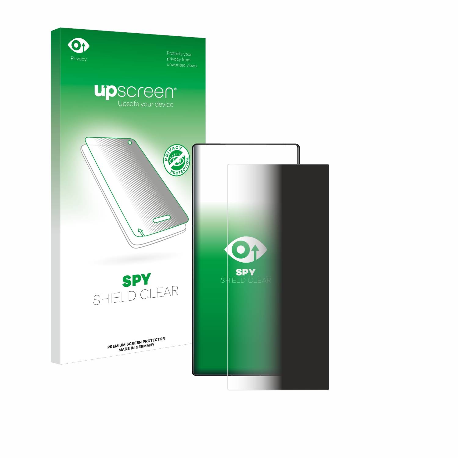 upscreen Spy Shield Sichtschutz-Folie für ZTE Nubia Red Magic 9 Pro+