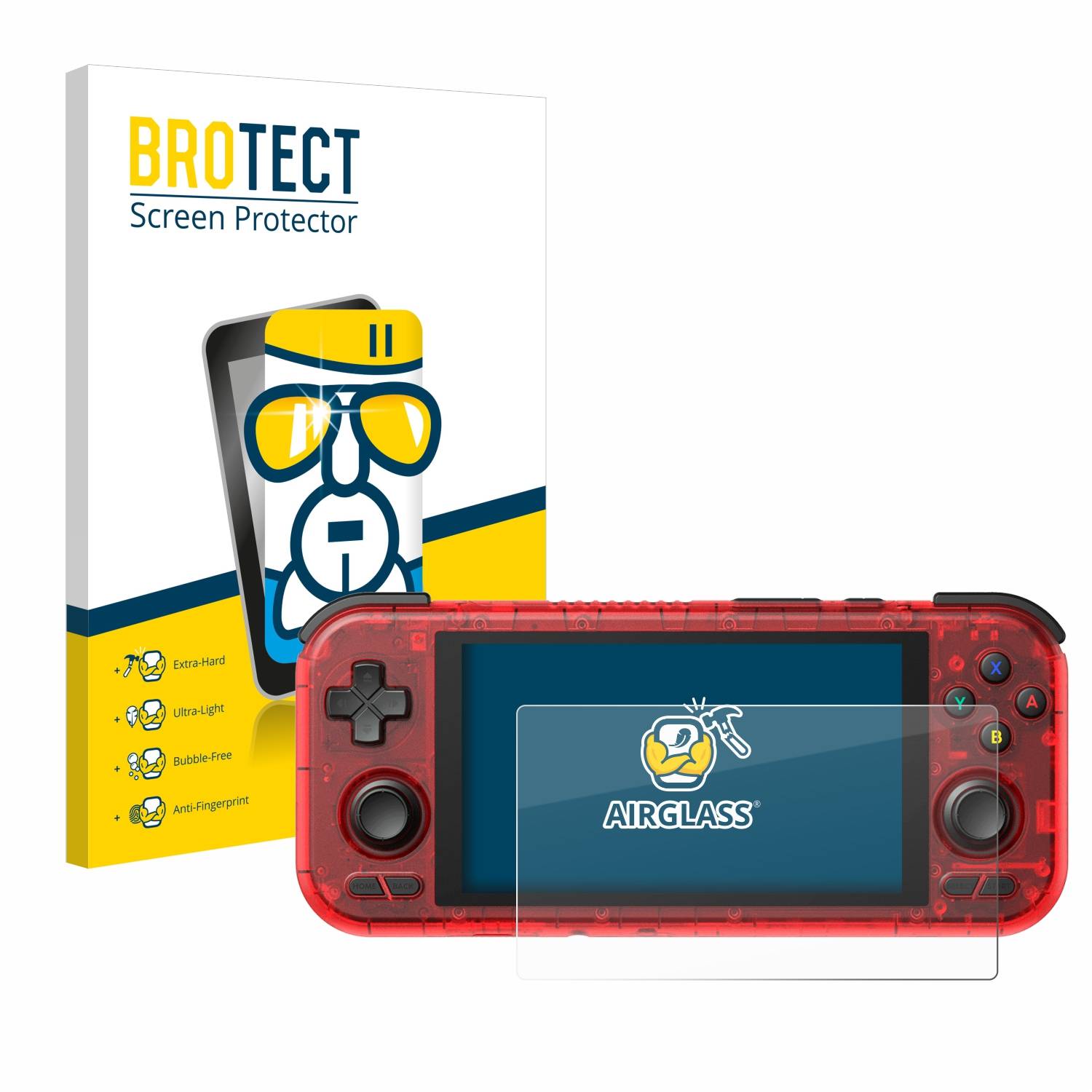 BROTECT AirGlass Glas Panzer-Folie für Retroid Pocket 4 Pro - Schutzglas