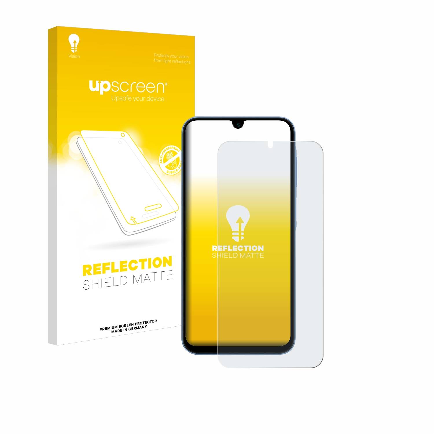 upscreen Reflection Shield Matt Schutzfolie für Samsung Galaxy A15